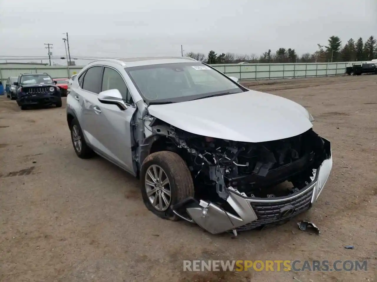 1 Photograph of a damaged car JTJBARBZ1K2180129 LEXUS NX 2019