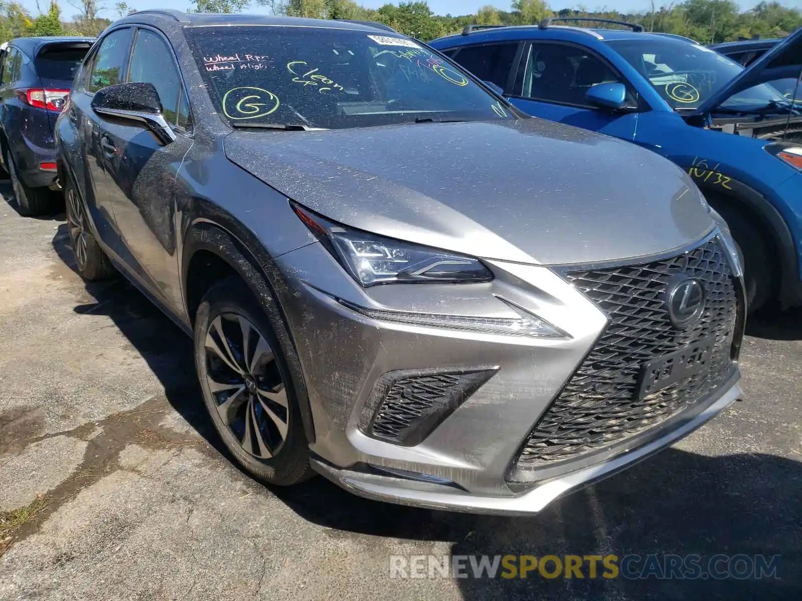 1 Фотография поврежденного автомобиля JTJBARBZ1K2182575 LEXUS NX 2019