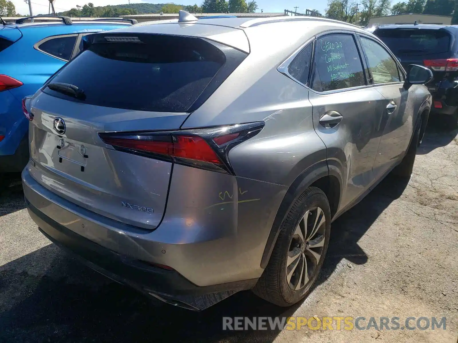 4 Фотография поврежденного автомобиля JTJBARBZ1K2182575 LEXUS NX 2019