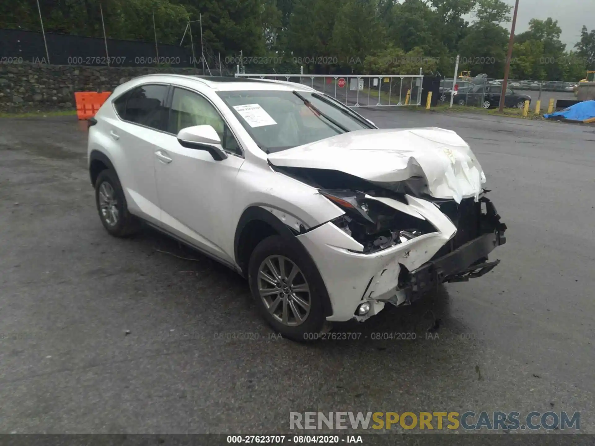 1 Photograph of a damaged car JTJBARBZ1K2185461 LEXUS NX 2019