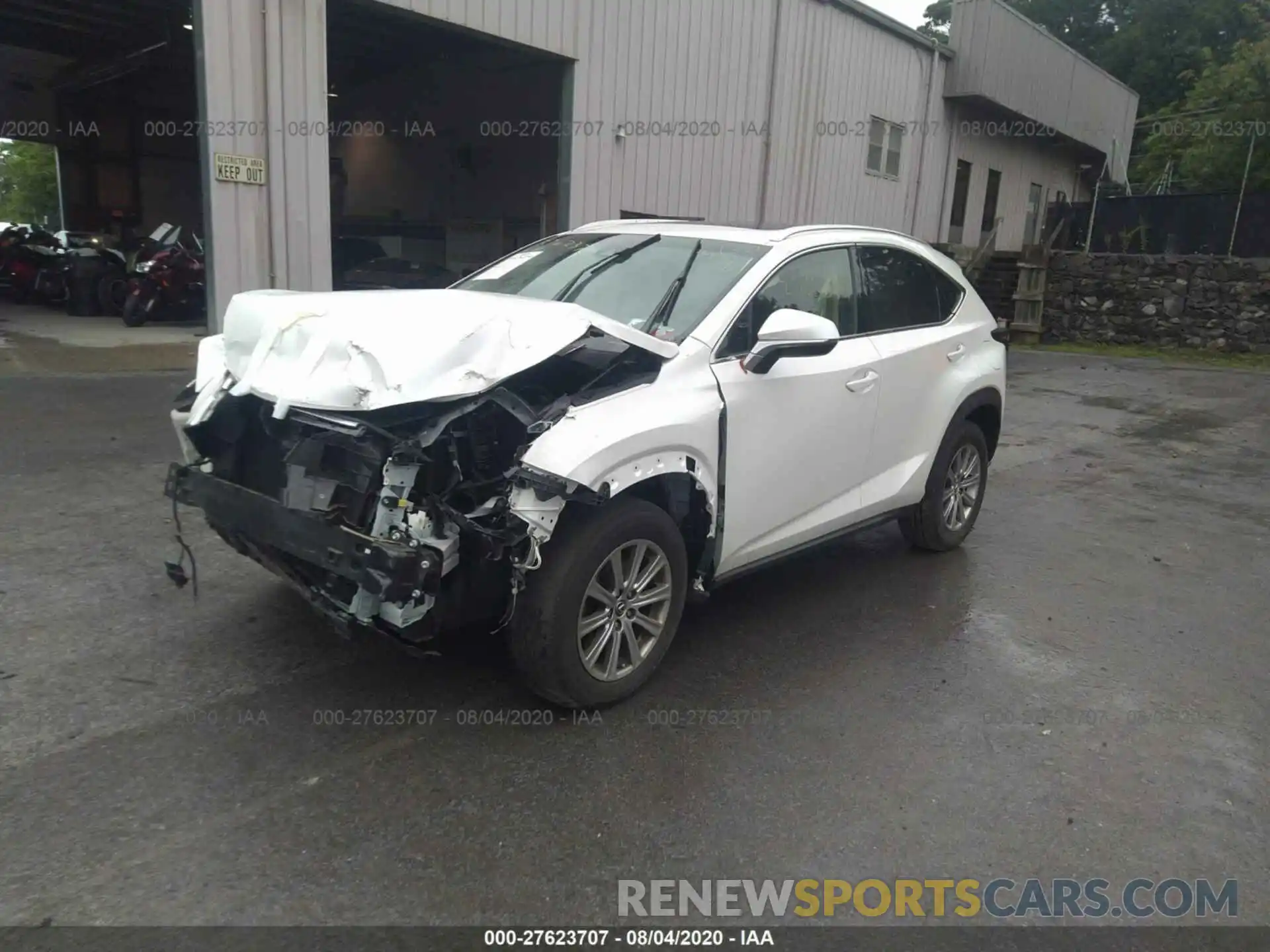 2 Photograph of a damaged car JTJBARBZ1K2185461 LEXUS NX 2019