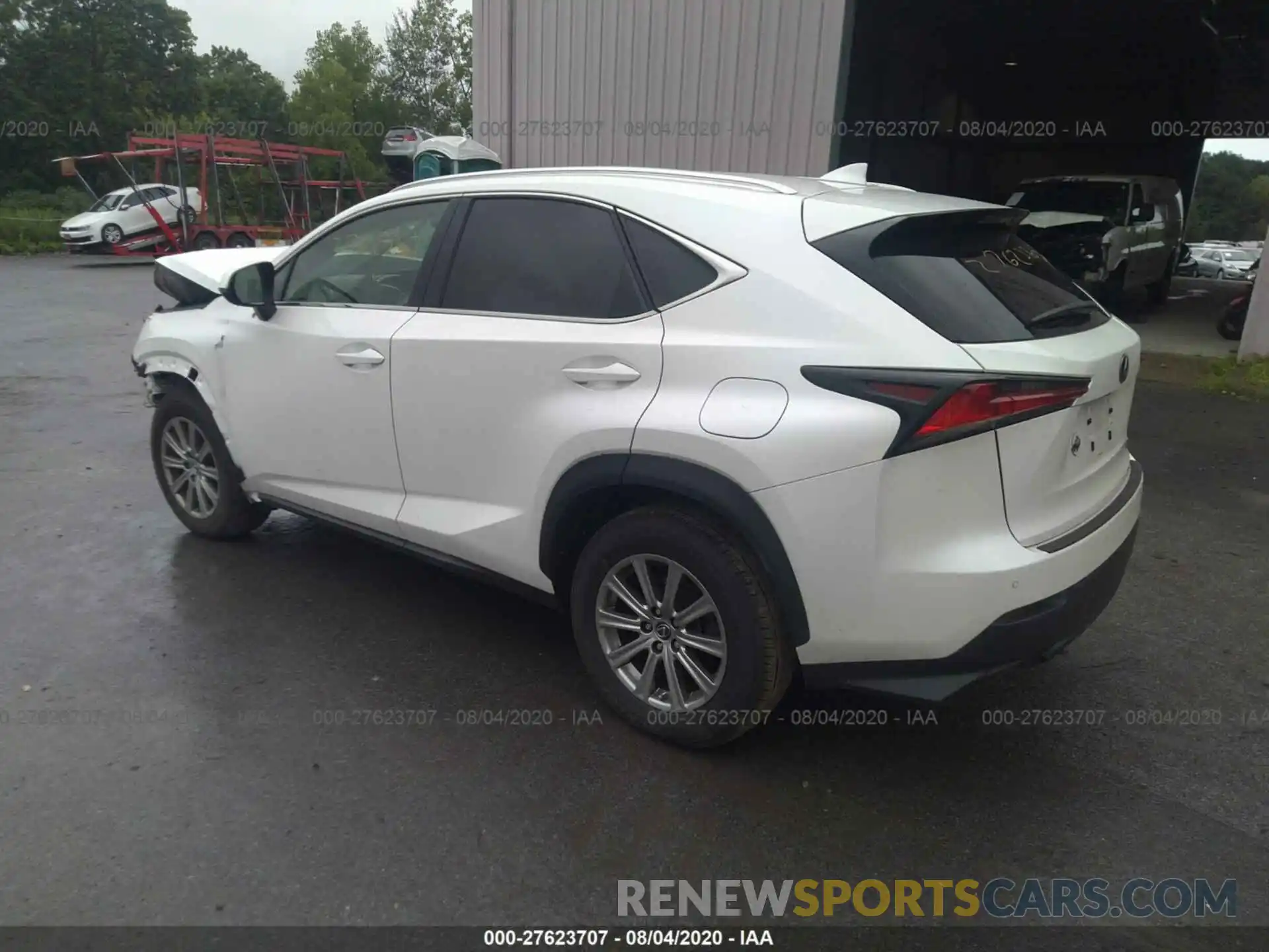 3 Фотография поврежденного автомобиля JTJBARBZ1K2185461 LEXUS NX 2019