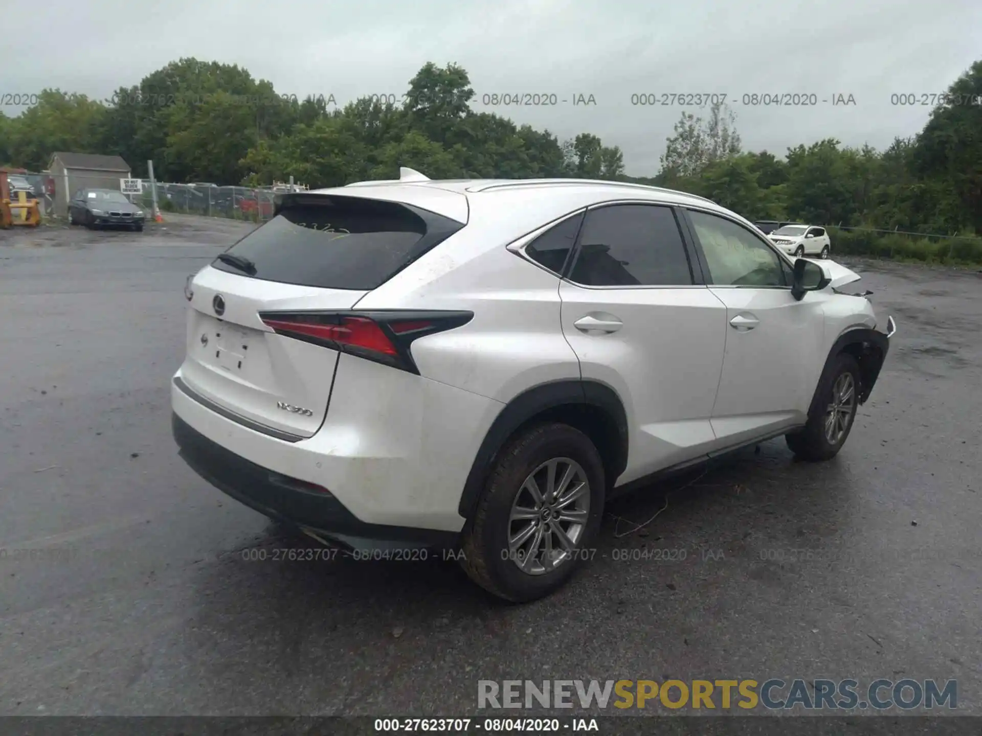 4 Фотография поврежденного автомобиля JTJBARBZ1K2185461 LEXUS NX 2019