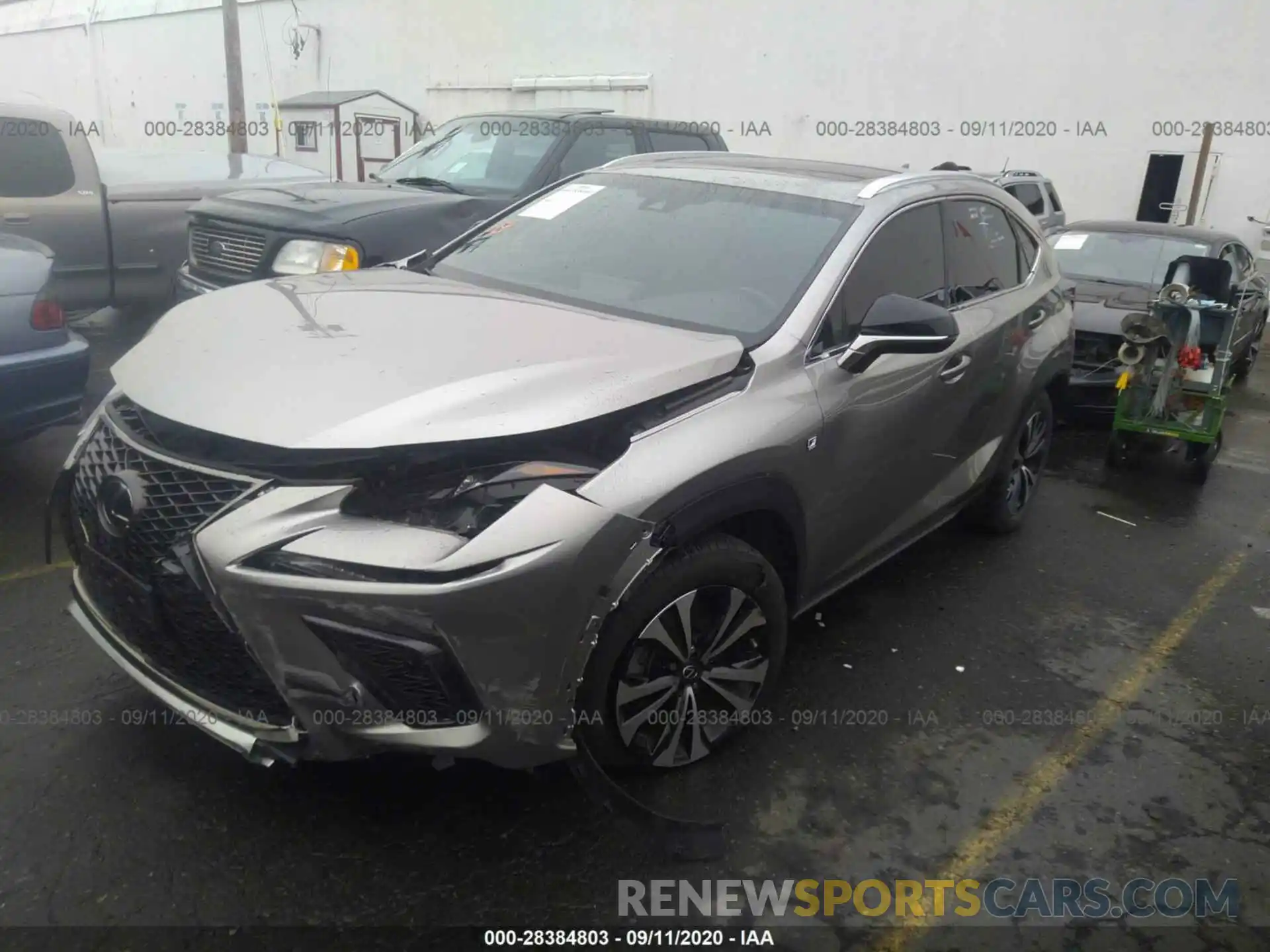 2 Фотография поврежденного автомобиля JTJBARBZ1K2186089 LEXUS NX 2019