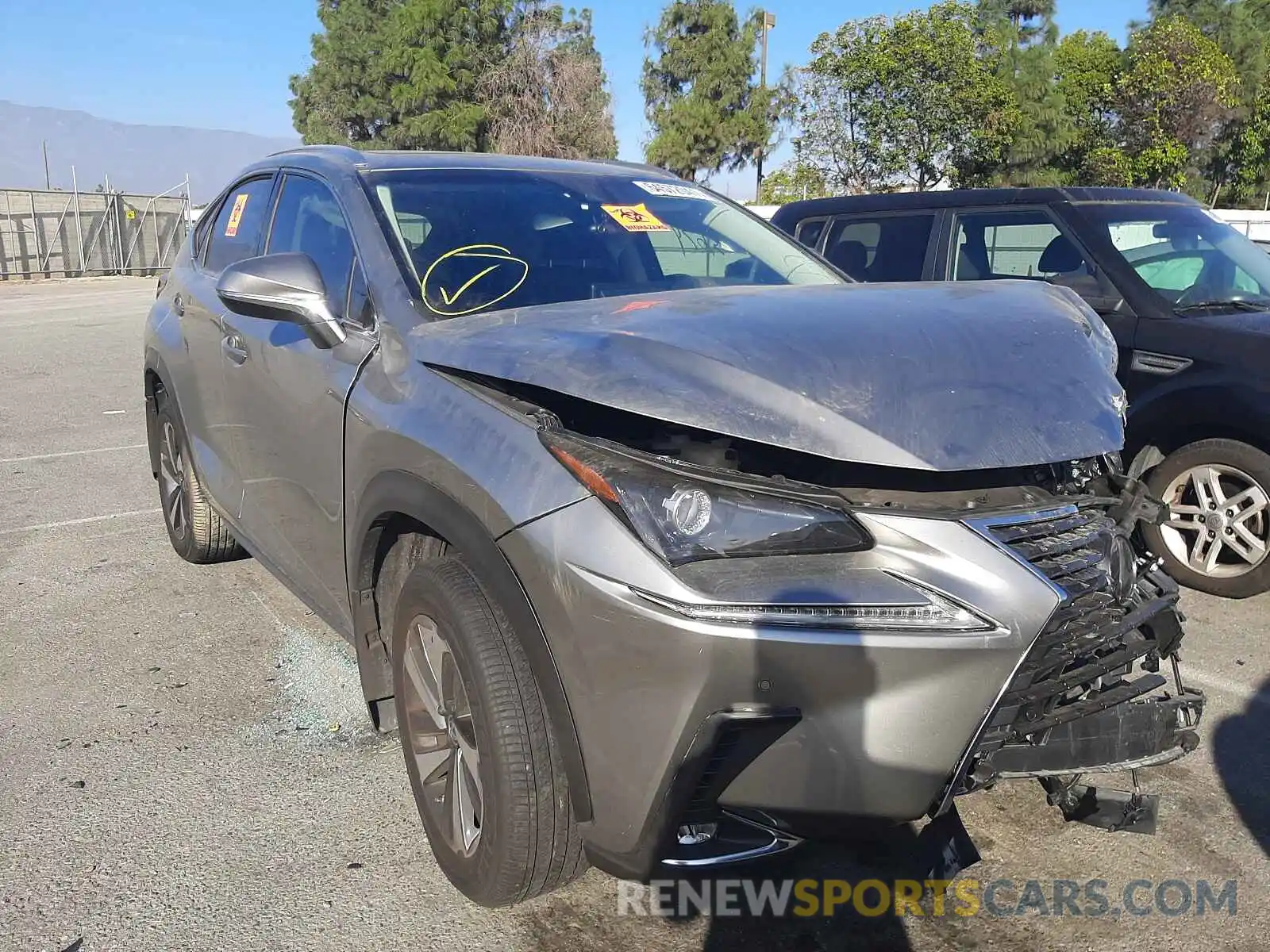 1 Photograph of a damaged car JTJBARBZ1K2187016 LEXUS NX 2019