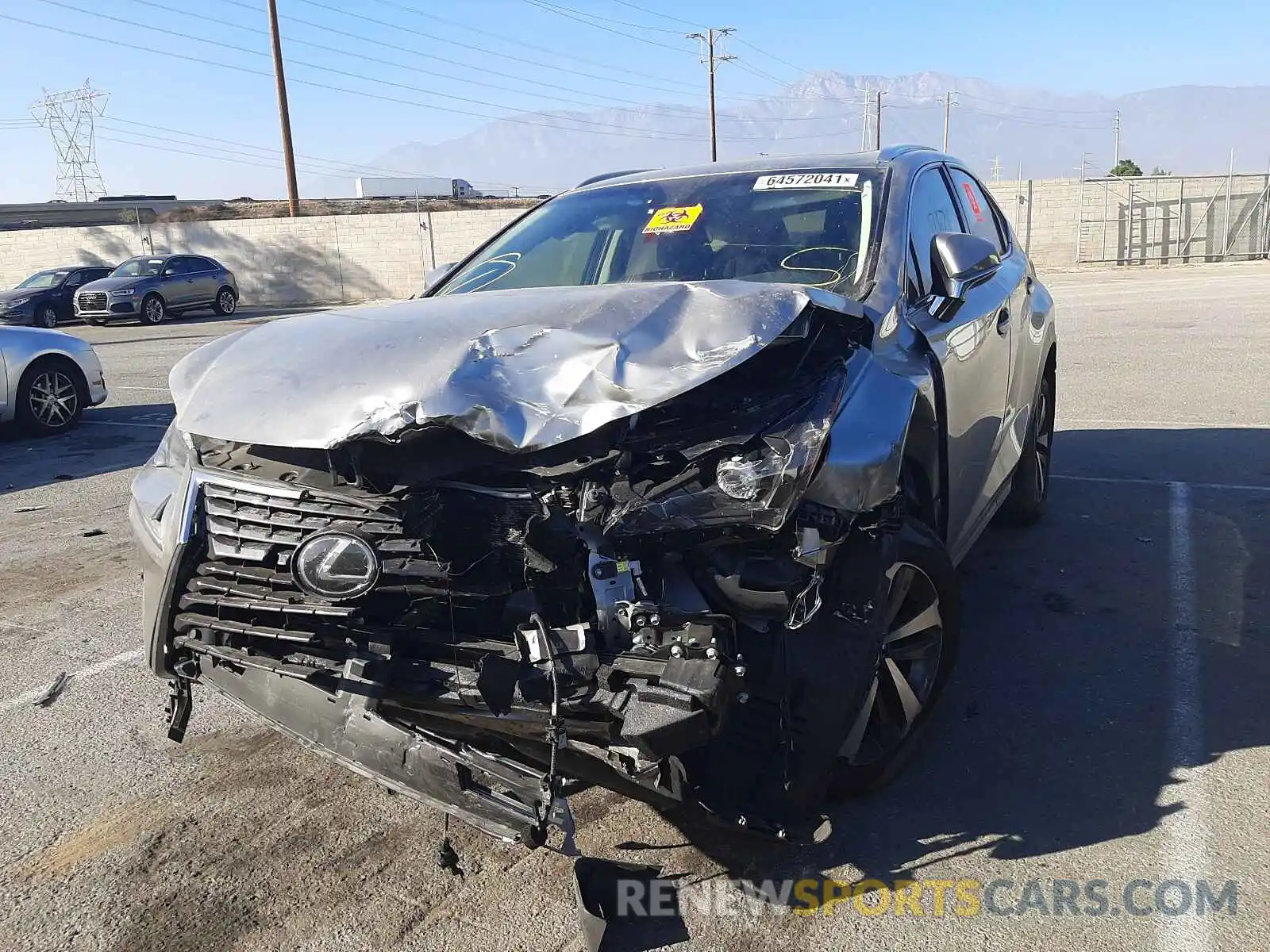 2 Photograph of a damaged car JTJBARBZ1K2187016 LEXUS NX 2019