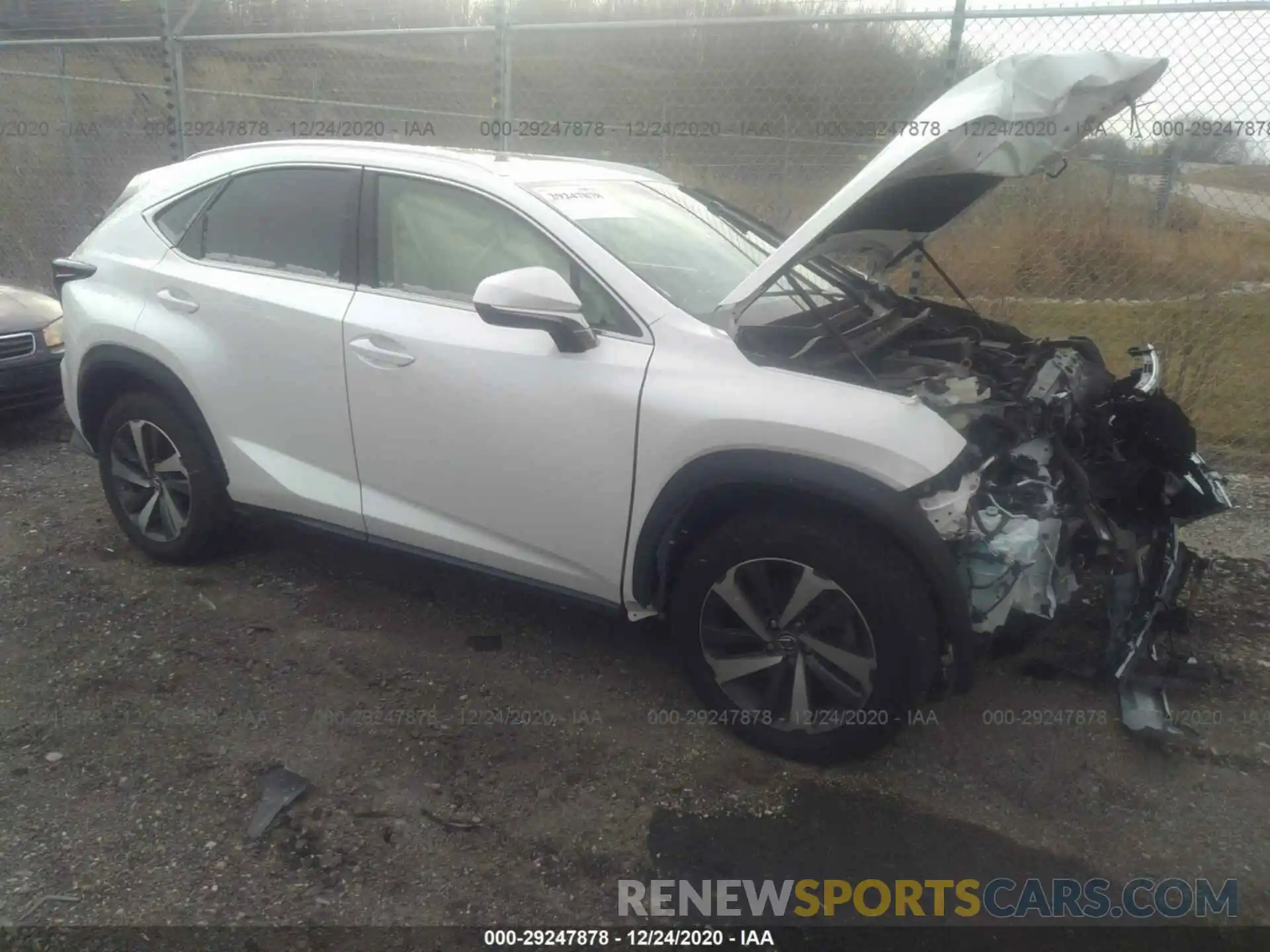 1 Photograph of a damaged car JTJBARBZ1K2190028 LEXUS NX 2019