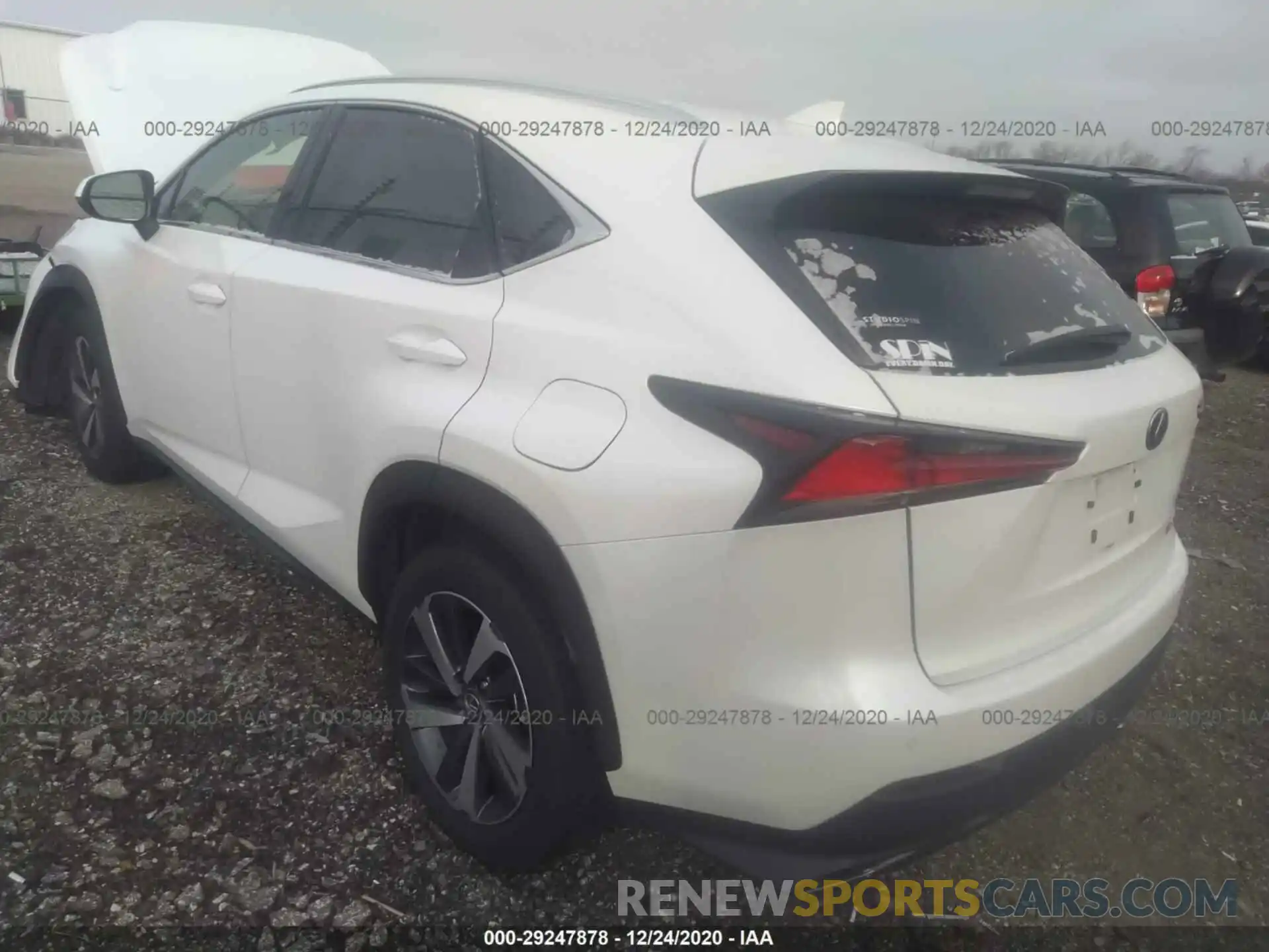 3 Фотография поврежденного автомобиля JTJBARBZ1K2190028 LEXUS NX 2019