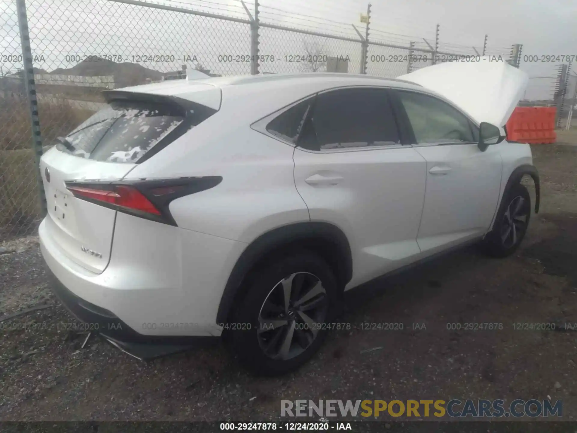 4 Фотография поврежденного автомобиля JTJBARBZ1K2190028 LEXUS NX 2019