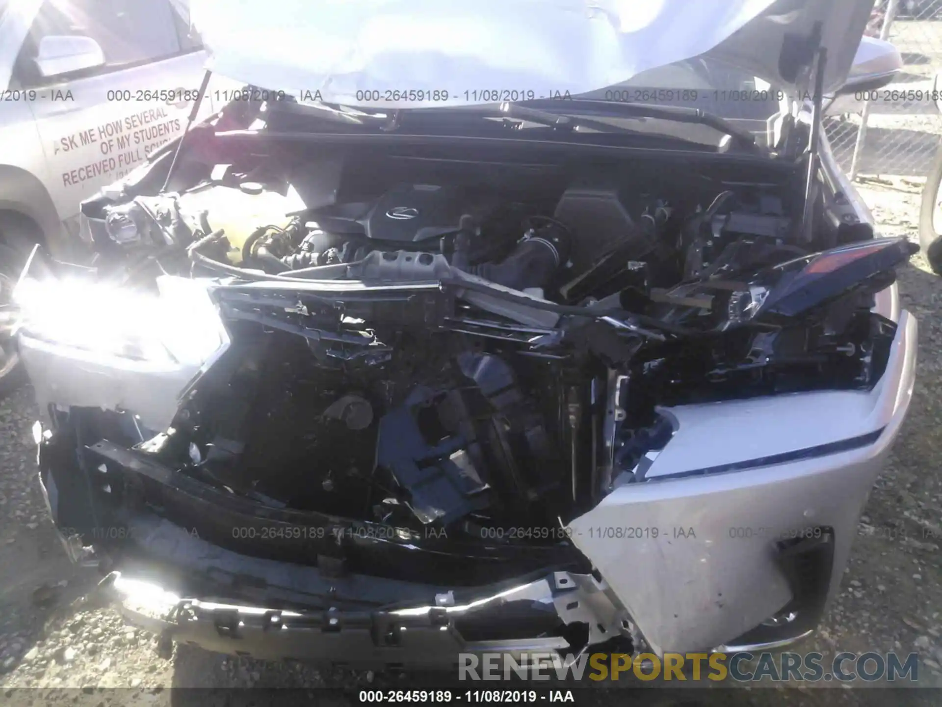 6 Фотография поврежденного автомобиля JTJBARBZ1K2195438 LEXUS NX 2019