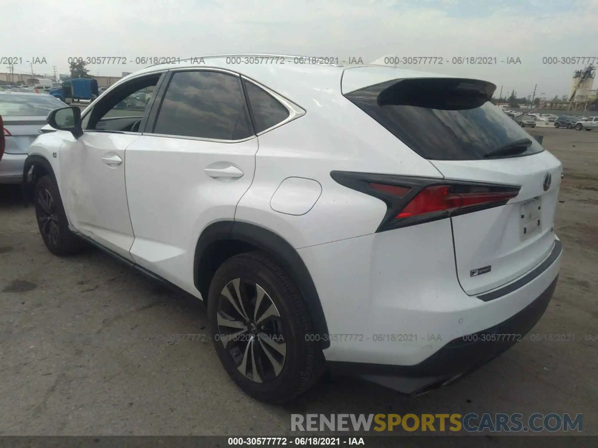 3 Фотография поврежденного автомобиля JTJBARBZ1K2195777 LEXUS NX 2019