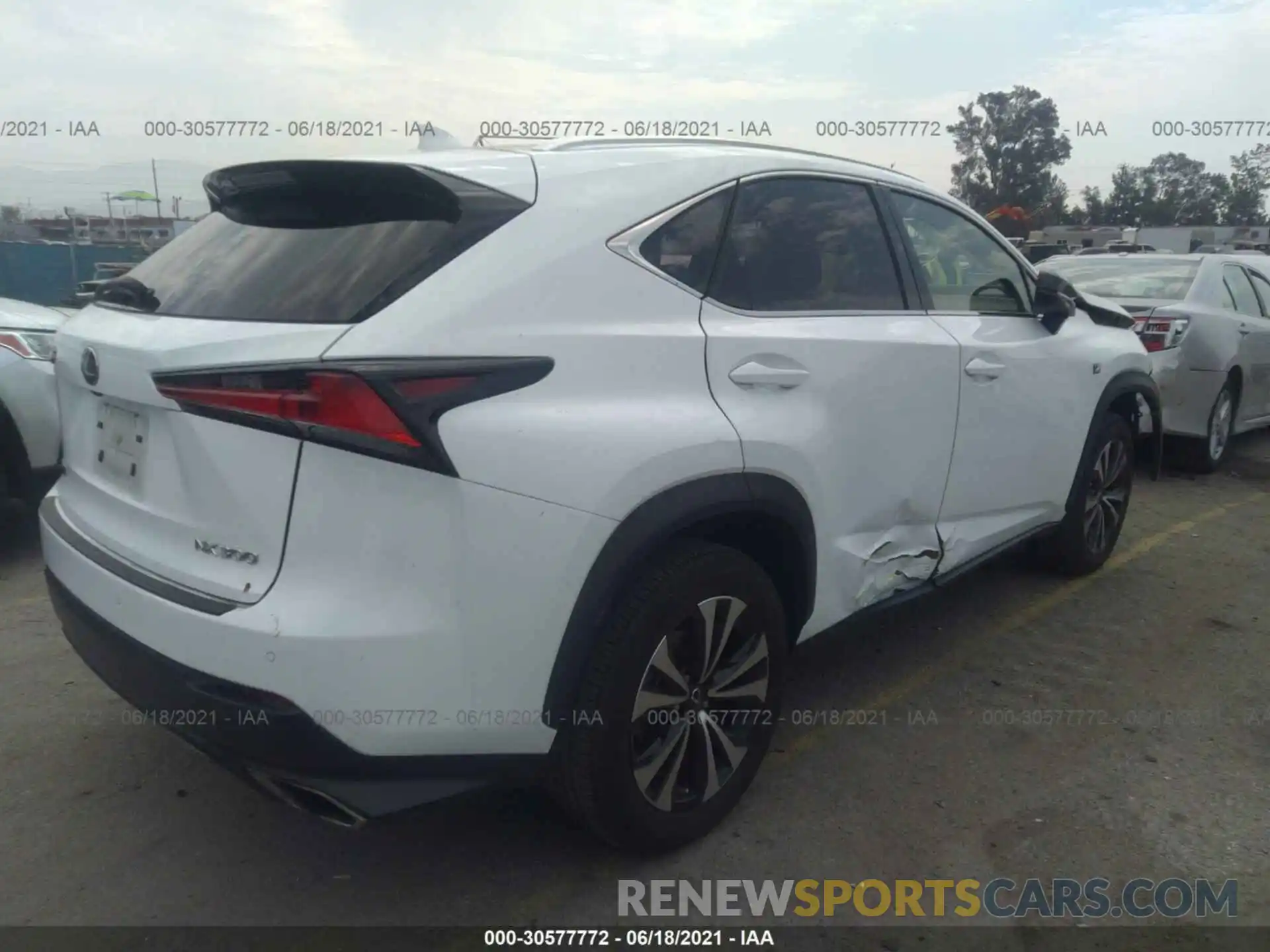 4 Фотография поврежденного автомобиля JTJBARBZ1K2195777 LEXUS NX 2019