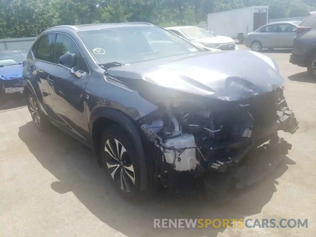 1 Photograph of a damaged car JTJBARBZ1K2195939 LEXUS NX 2019