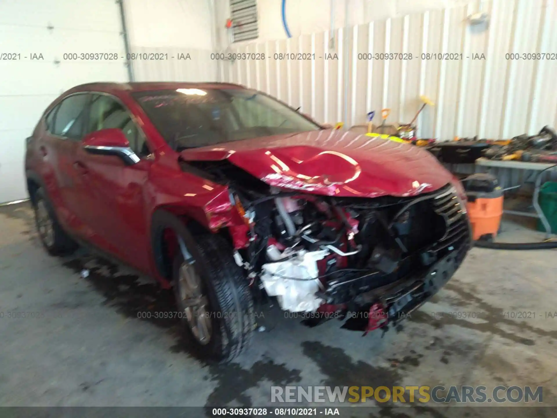 1 Photograph of a damaged car JTJBARBZ1K2197917 LEXUS NX 2019