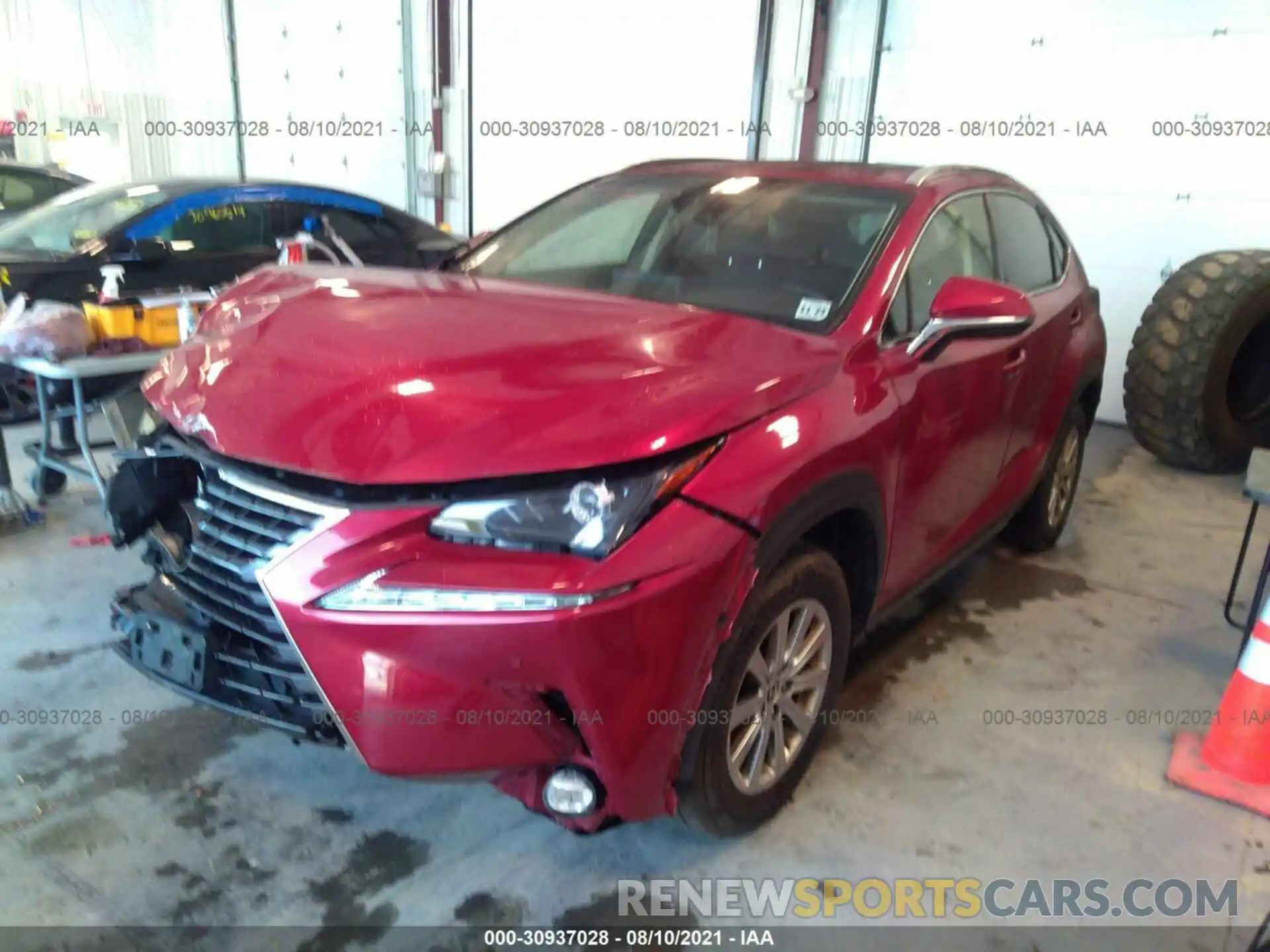 2 Photograph of a damaged car JTJBARBZ1K2197917 LEXUS NX 2019