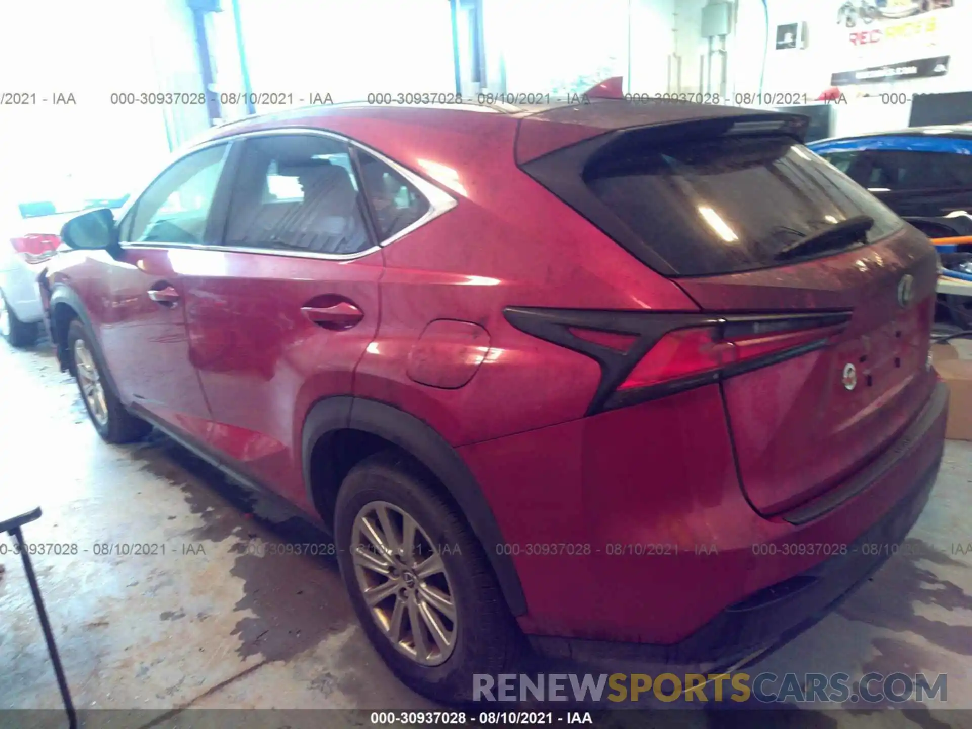 3 Фотография поврежденного автомобиля JTJBARBZ1K2197917 LEXUS NX 2019