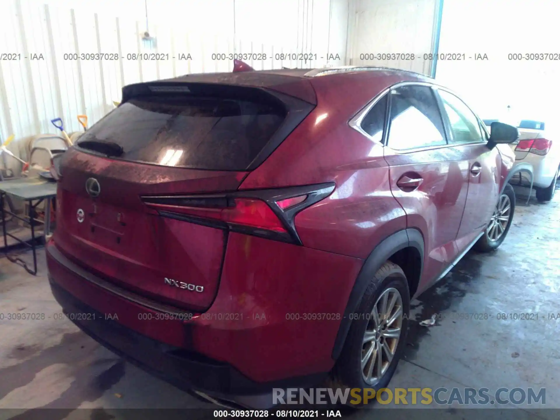 4 Фотография поврежденного автомобиля JTJBARBZ1K2197917 LEXUS NX 2019