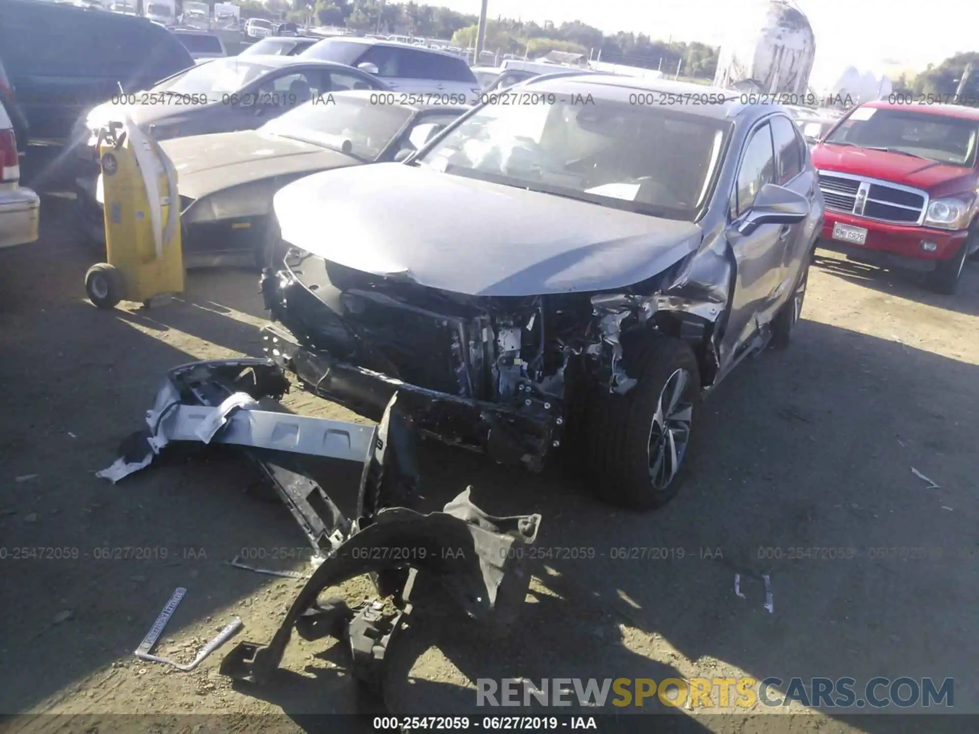 2 Photograph of a damaged car JTJBARBZ1K2198548 LEXUS NX 2019