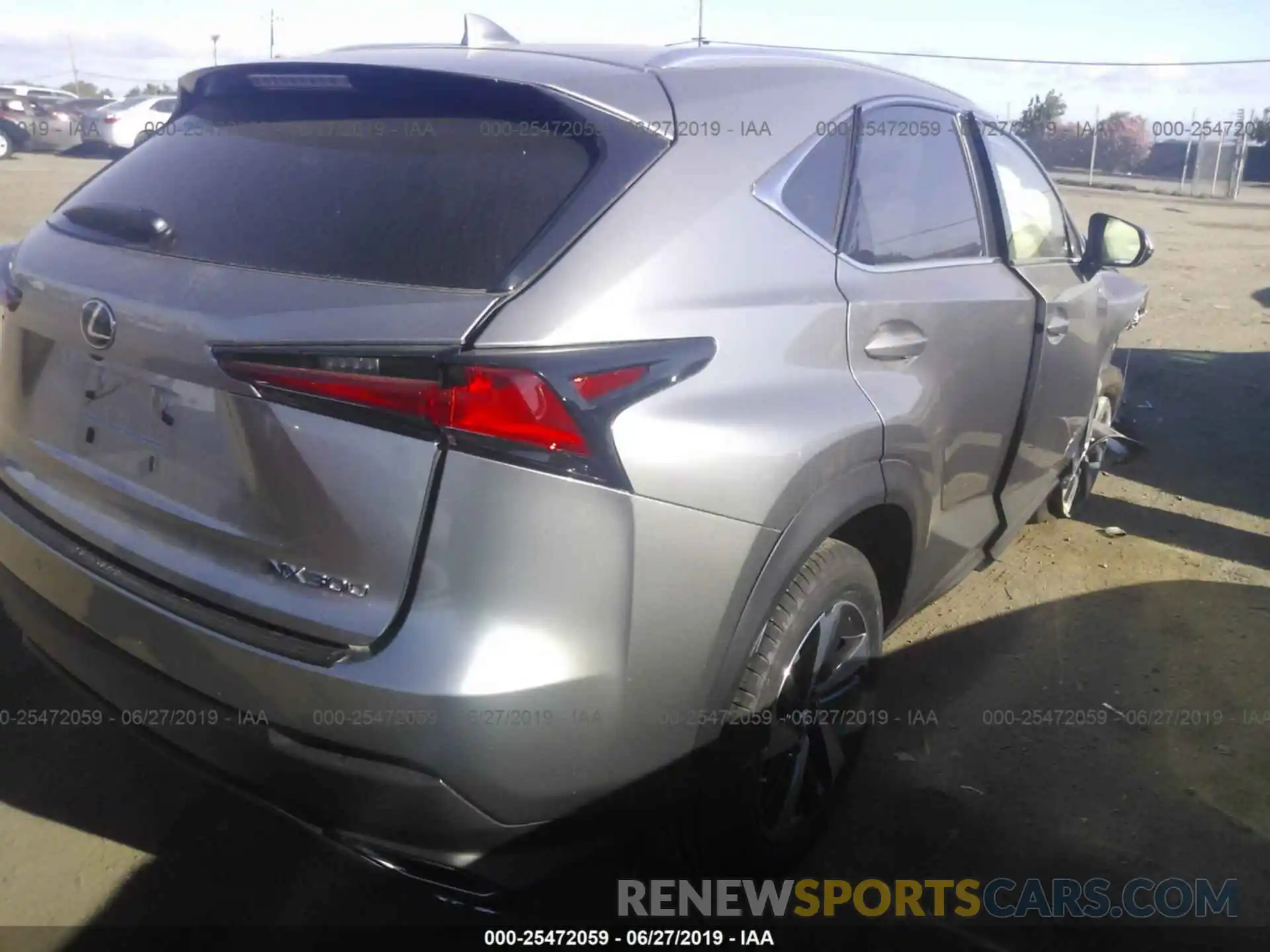 4 Фотография поврежденного автомобиля JTJBARBZ1K2198548 LEXUS NX 2019