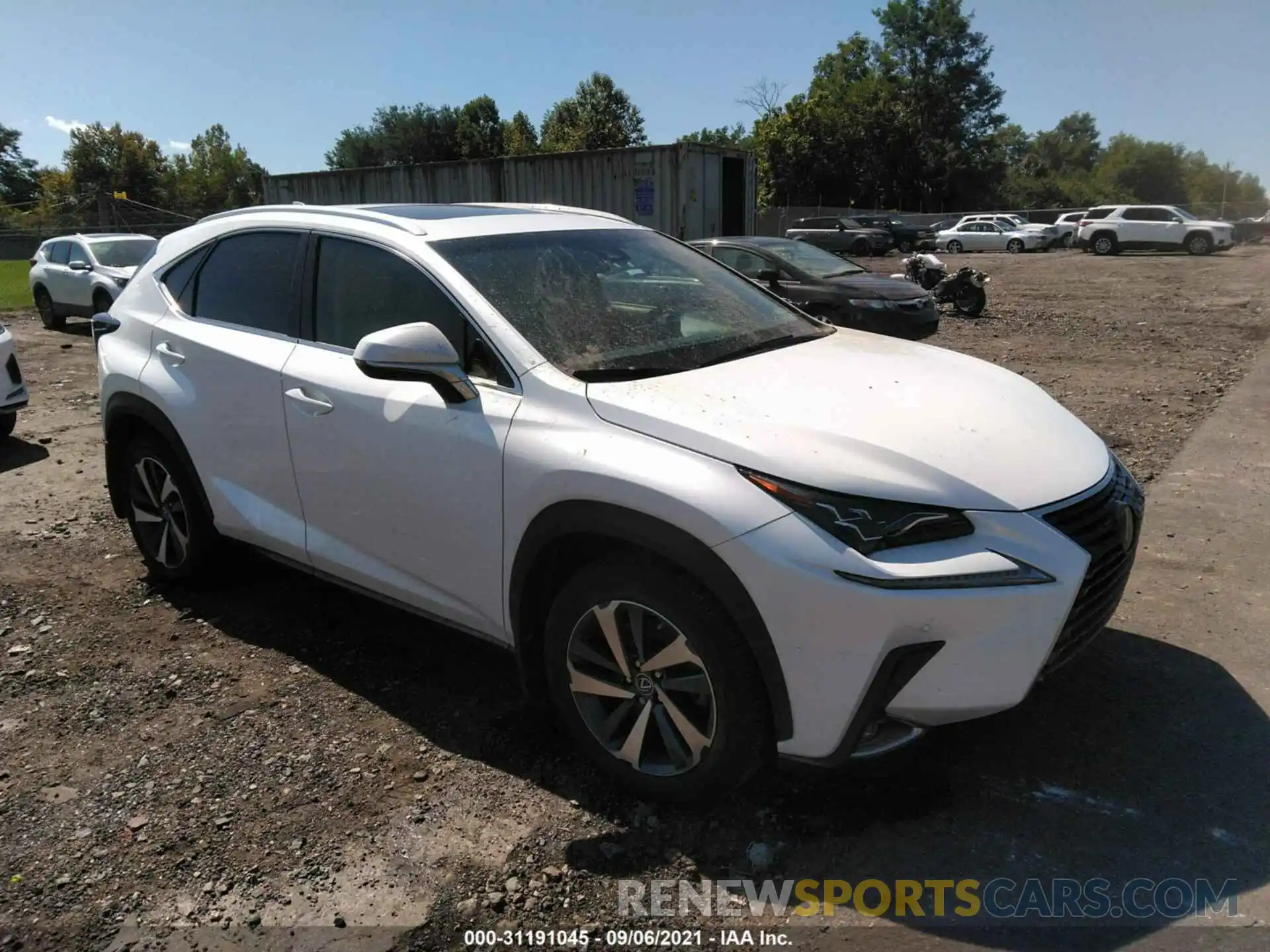 1 Photograph of a damaged car JTJBARBZ1K2202470 LEXUS NX 2019