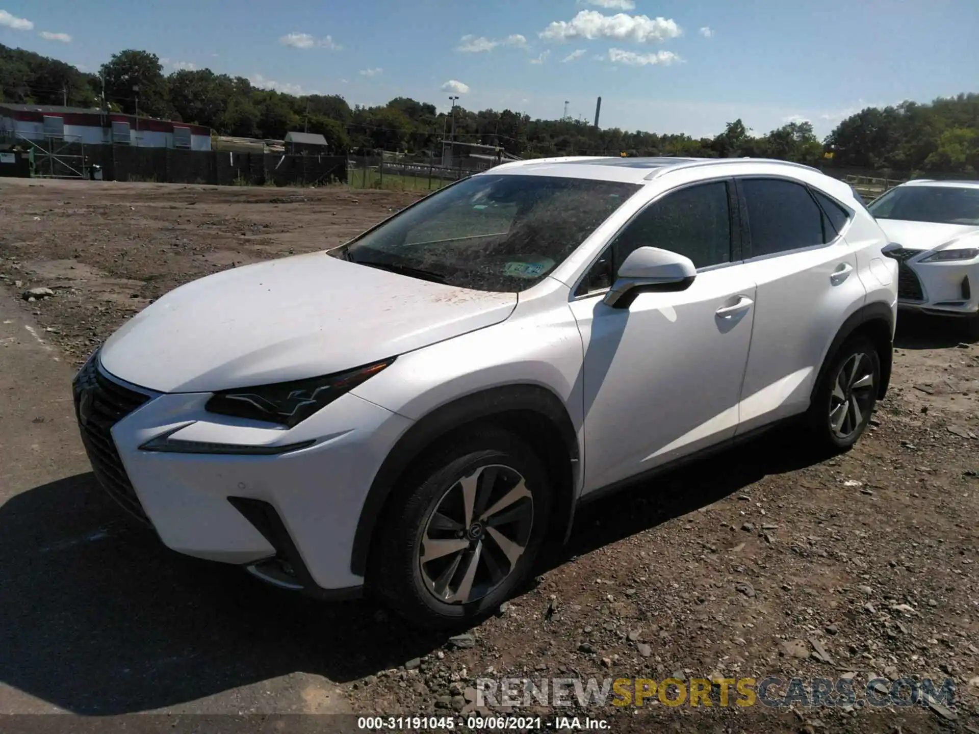 2 Фотография поврежденного автомобиля JTJBARBZ1K2202470 LEXUS NX 2019