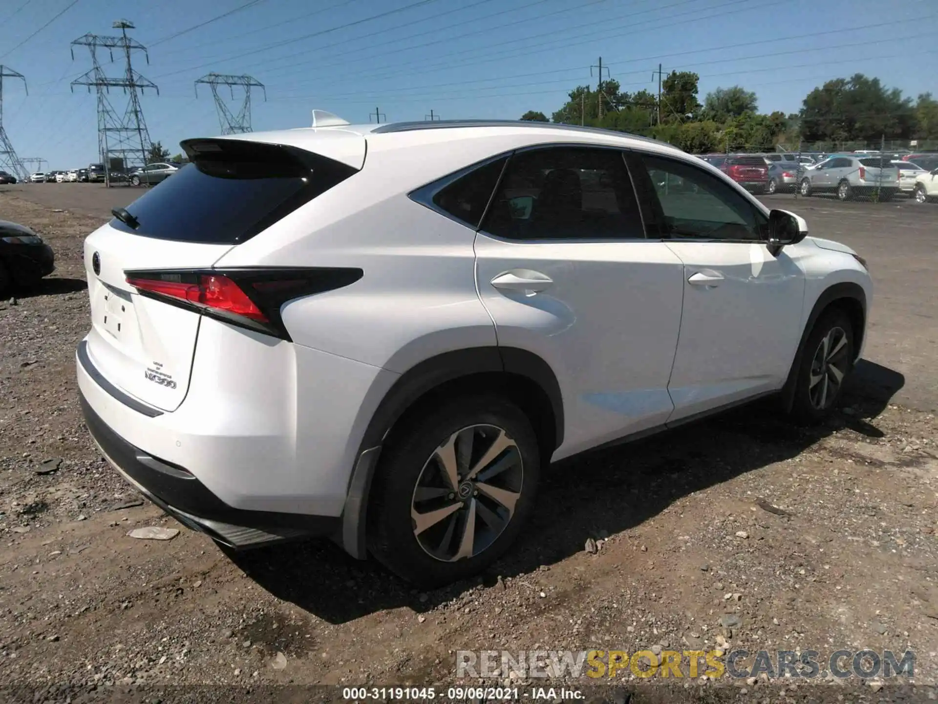 4 Фотография поврежденного автомобиля JTJBARBZ1K2202470 LEXUS NX 2019