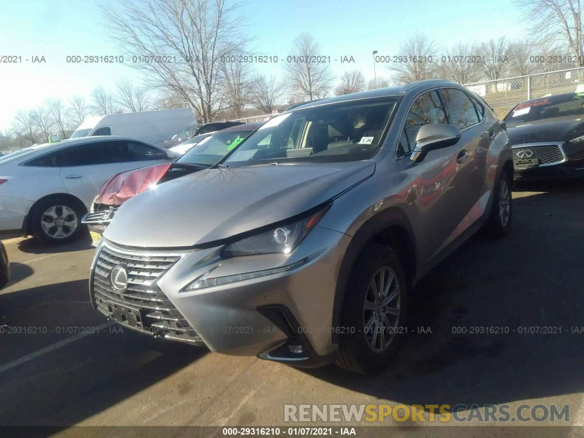 2 Фотография поврежденного автомобиля JTJBARBZ1K2203084 LEXUS NX 2019