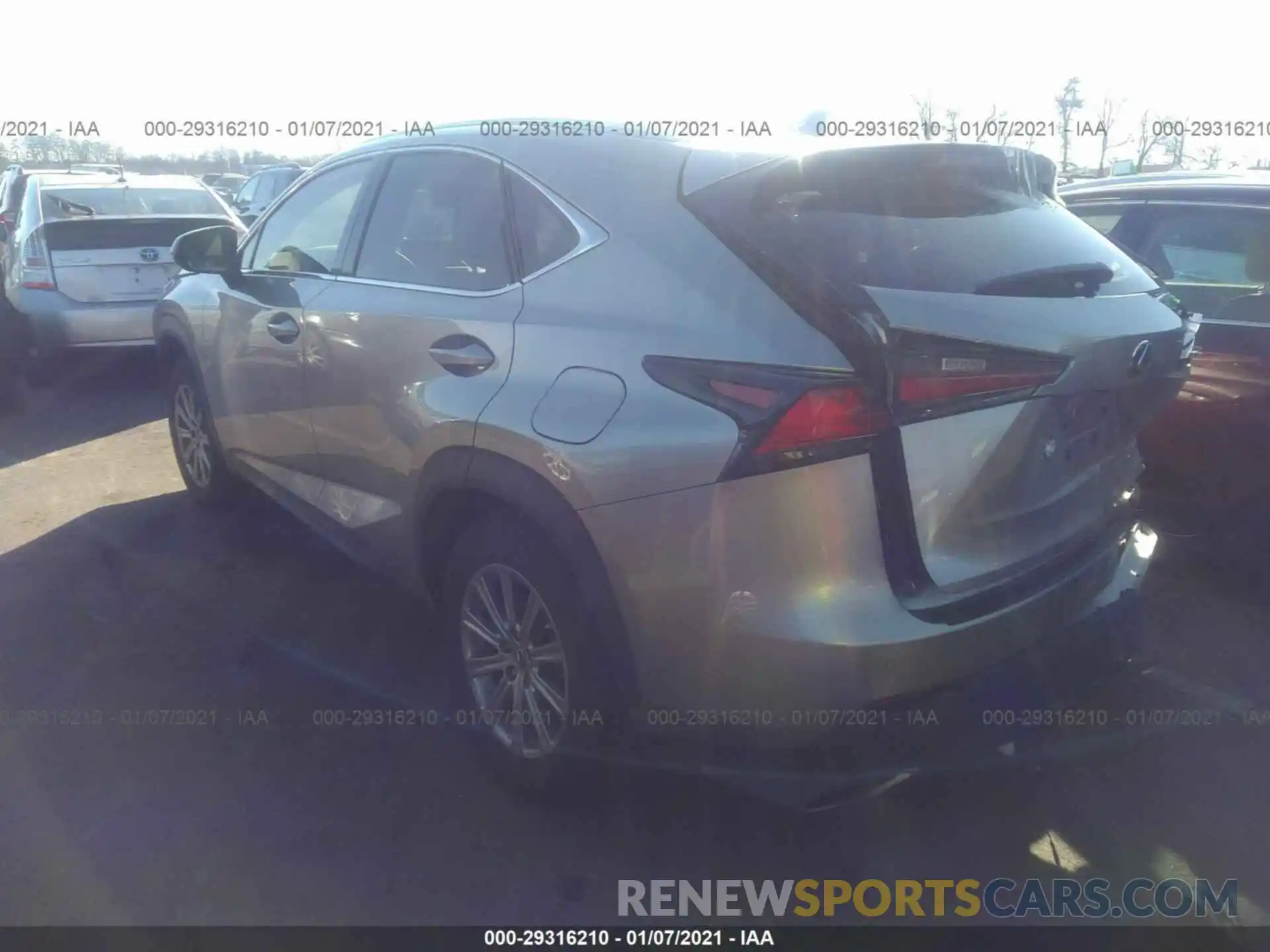 3 Photograph of a damaged car JTJBARBZ1K2203084 LEXUS NX 2019