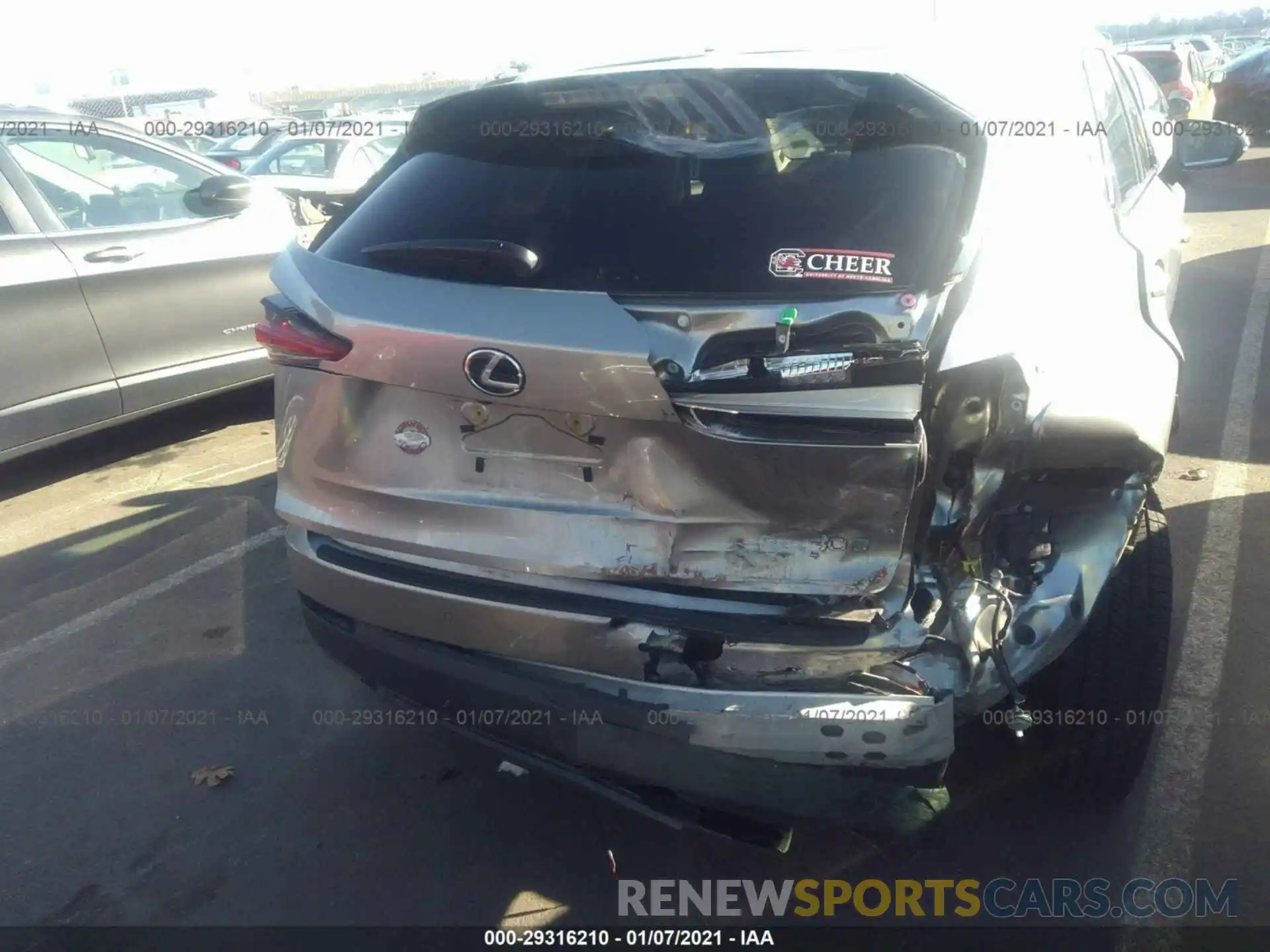 6 Photograph of a damaged car JTJBARBZ1K2203084 LEXUS NX 2019