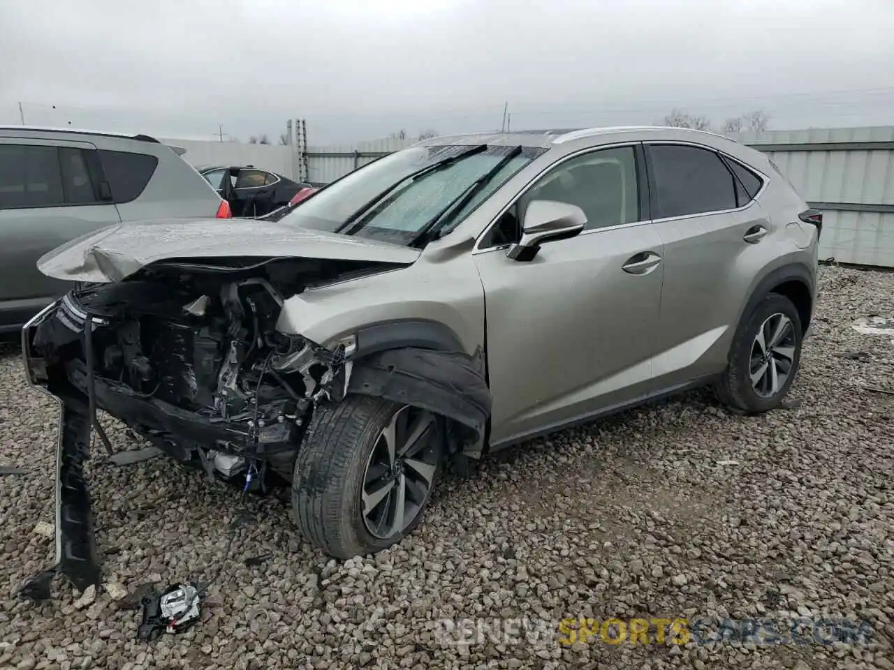 1 Photograph of a damaged car JTJBARBZ1K2204641 LEXUS NX 2019