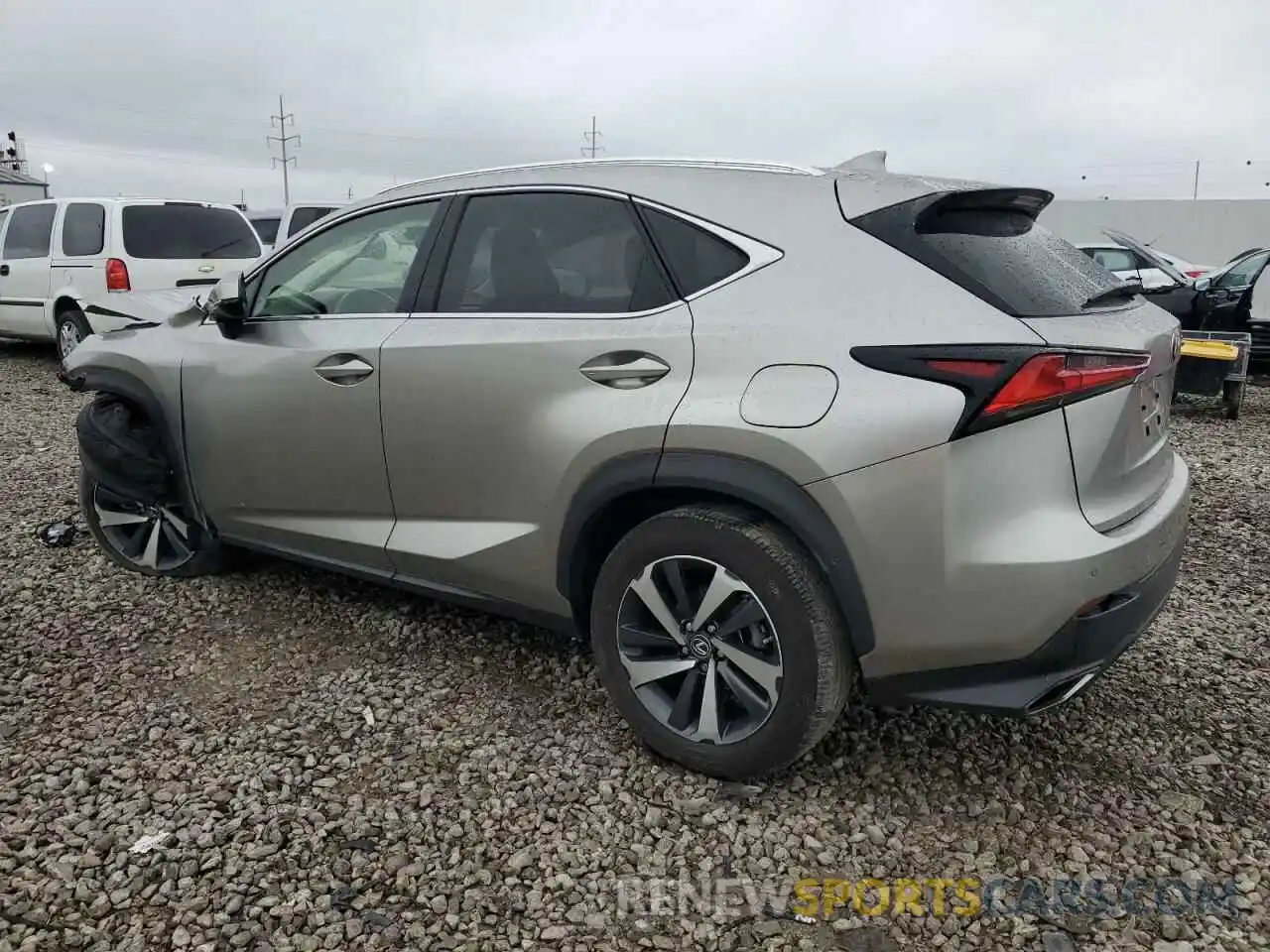 2 Фотография поврежденного автомобиля JTJBARBZ1K2204641 LEXUS NX 2019