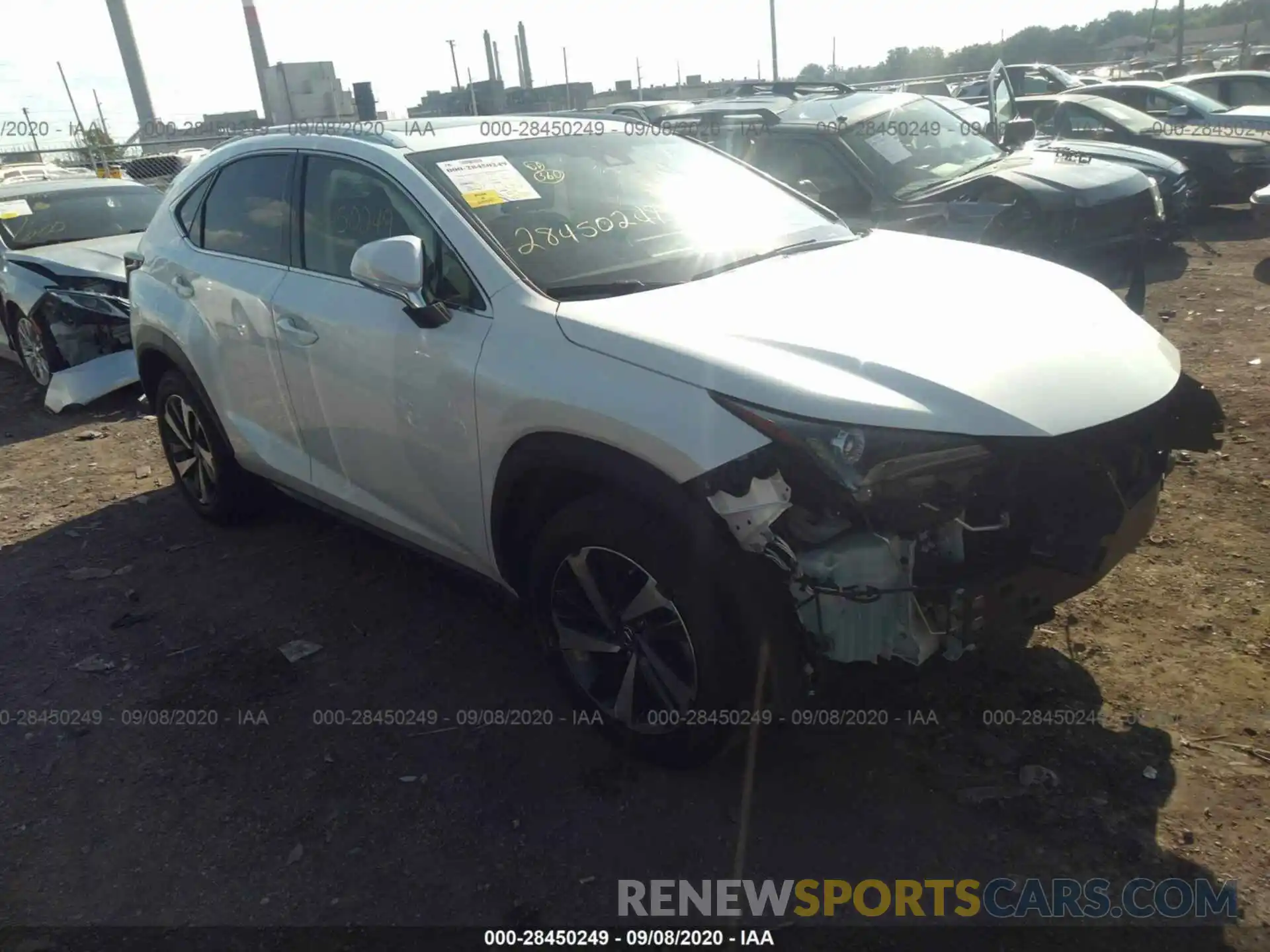 1 Photograph of a damaged car JTJBARBZ1K2204980 LEXUS NX 2019