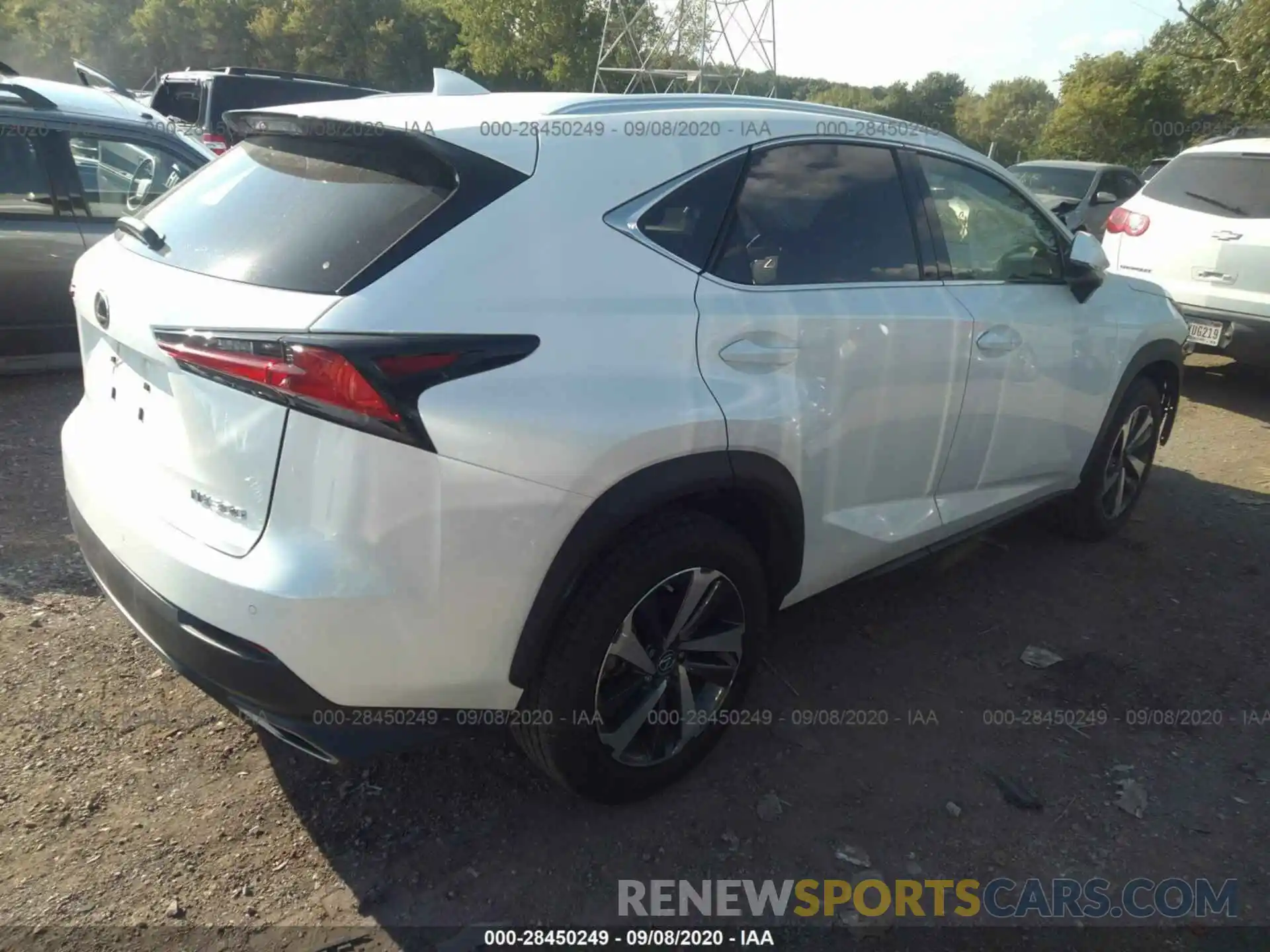 4 Фотография поврежденного автомобиля JTJBARBZ1K2204980 LEXUS NX 2019