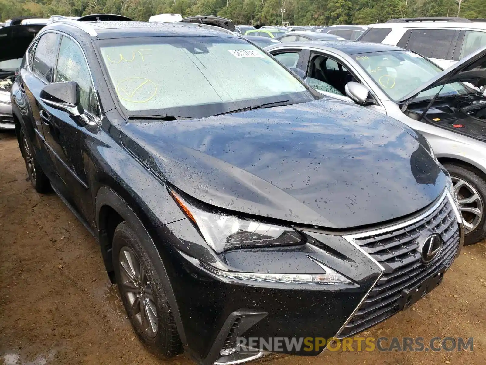 1 Photograph of a damaged car JTJBARBZ1K2205952 LEXUS NX 2019