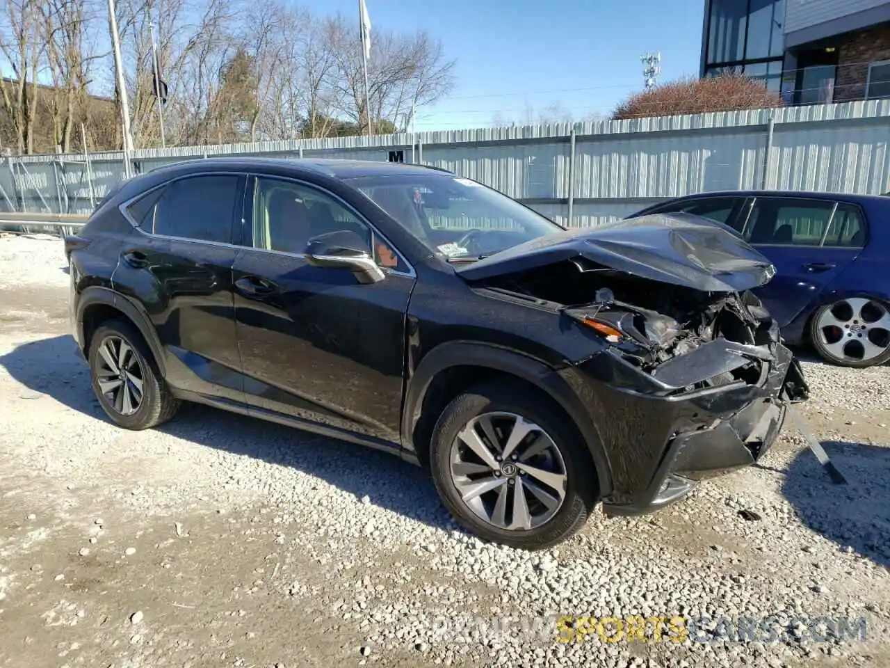 4 Фотография поврежденного автомобиля JTJBARBZ1K2208687 LEXUS NX 2019