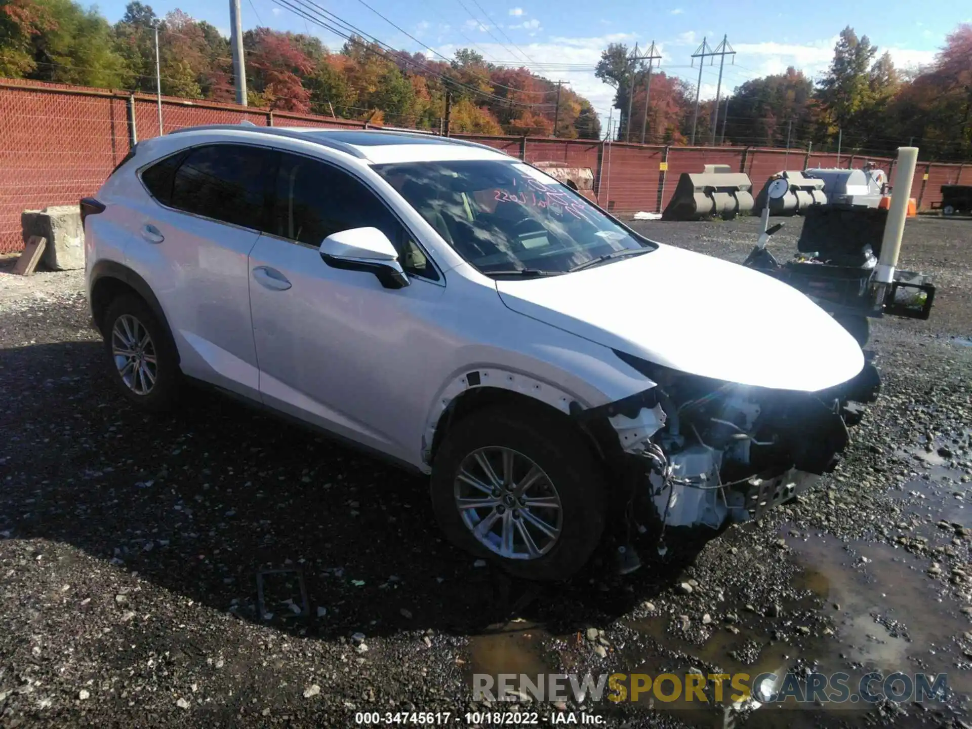 1 Photograph of a damaged car JTJBARBZ1K2211881 LEXUS NX 2019