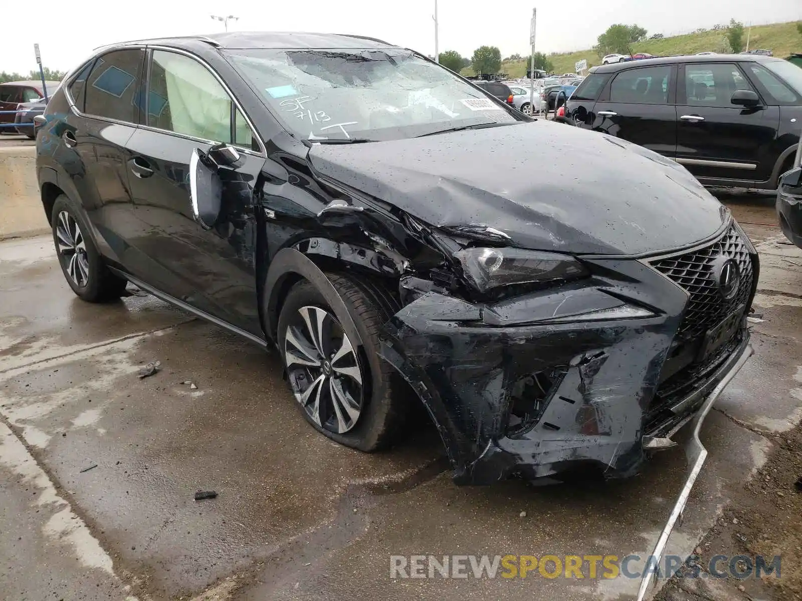 1 Photograph of a damaged car JTJBARBZ1K2212674 LEXUS NX 2019