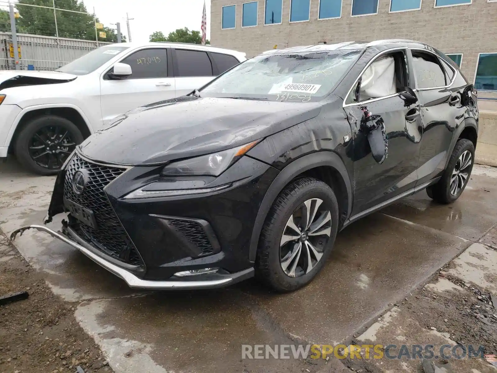 2 Фотография поврежденного автомобиля JTJBARBZ1K2212674 LEXUS NX 2019