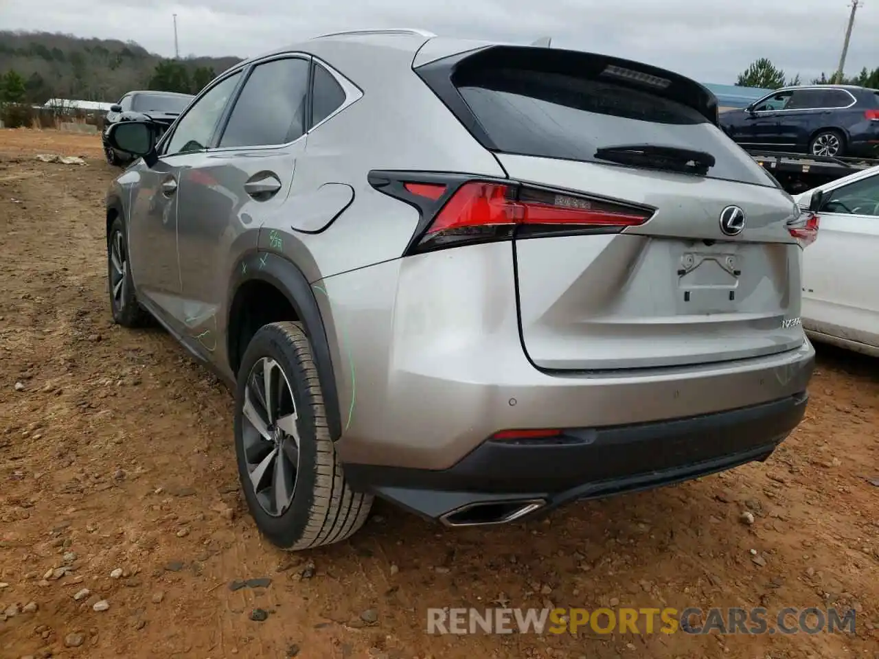 3 Photograph of a damaged car JTJBARBZ1K2214411 LEXUS NX 2019