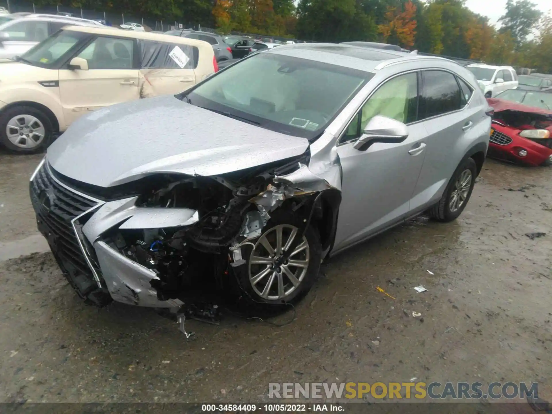 2 Фотография поврежденного автомобиля JTJBARBZ1K2217390 LEXUS NX 2019