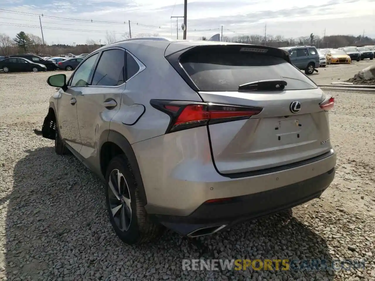 3 Фотография поврежденного автомобиля JTJBARBZ2K2179085 LEXUS NX 2019