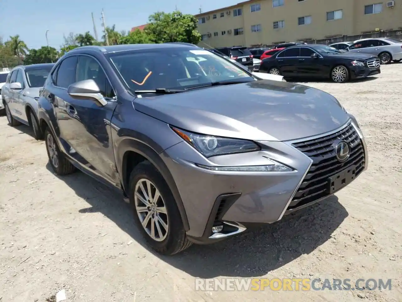 1 Photograph of a damaged car JTJBARBZ2K2180091 LEXUS NX 2019