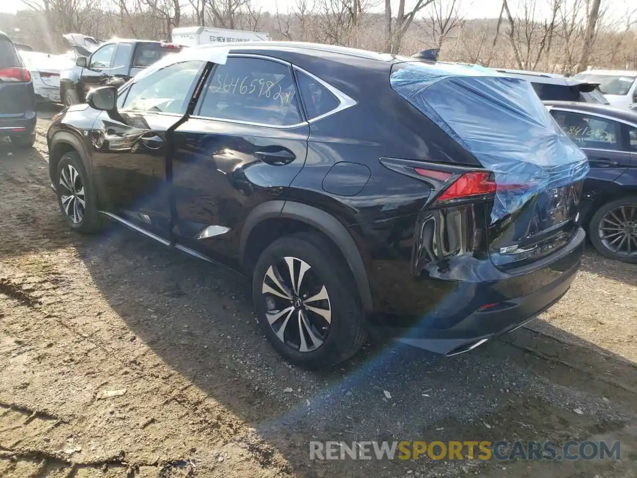 3 Photograph of a damaged car JTJBARBZ2K2180642 LEXUS NX 2019