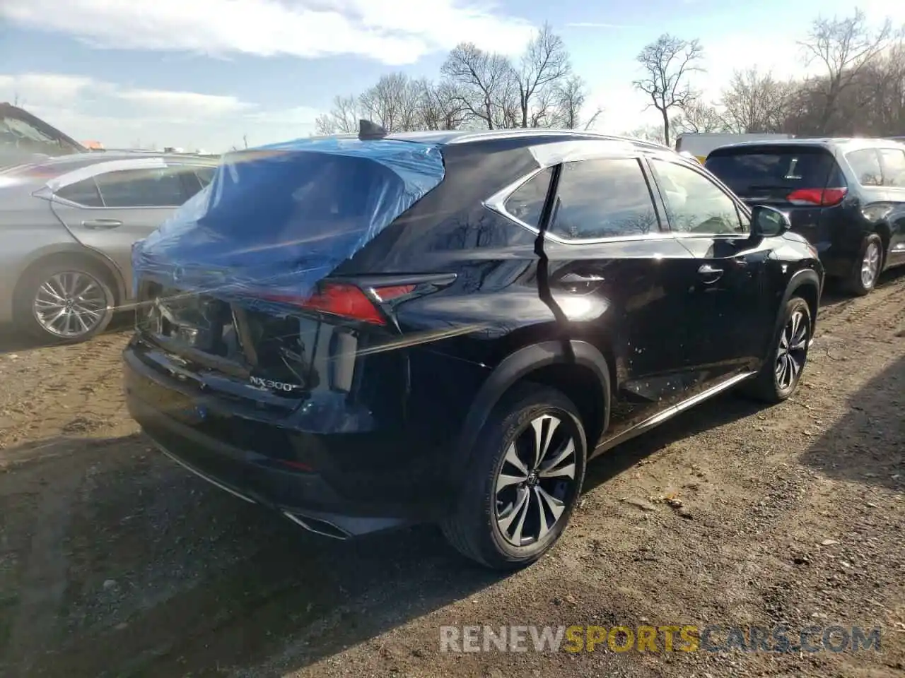 4 Фотография поврежденного автомобиля JTJBARBZ2K2180642 LEXUS NX 2019