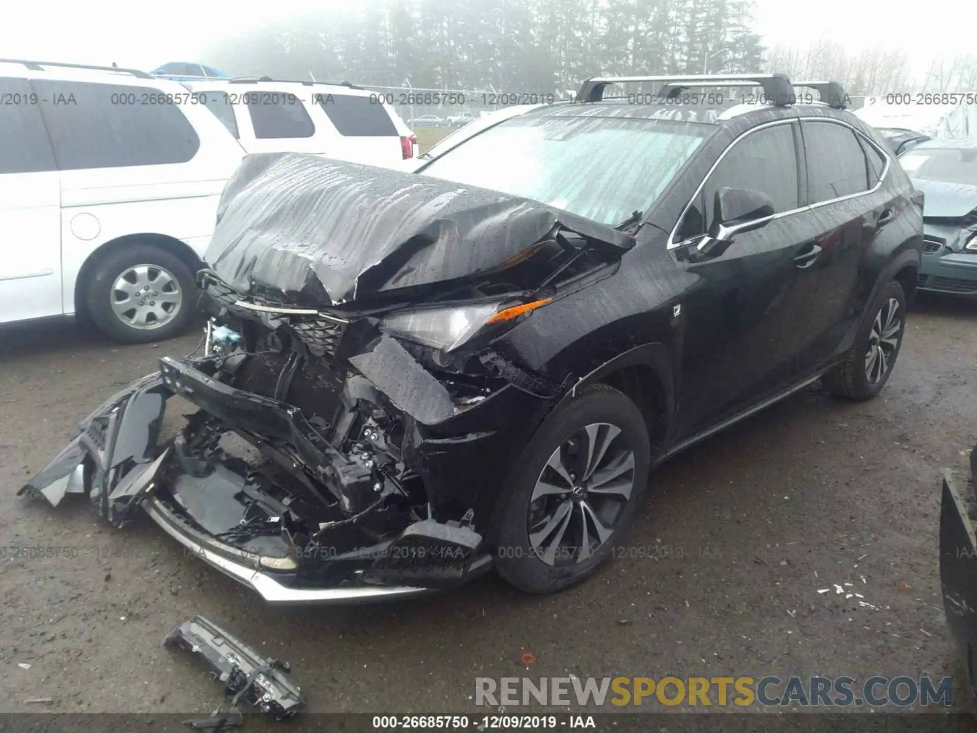 2 Photograph of a damaged car JTJBARBZ2K2183251 LEXUS NX 2019