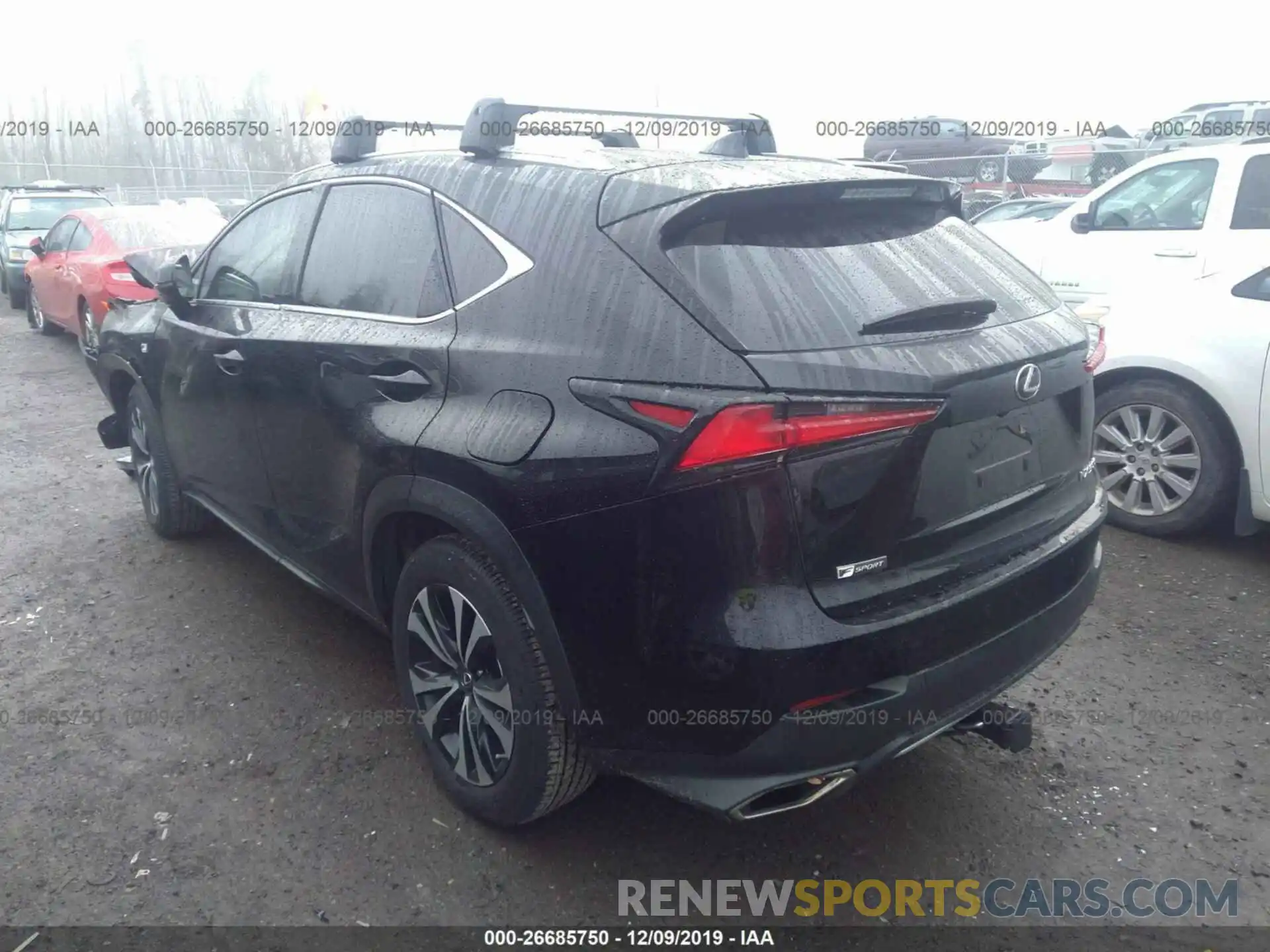 3 Фотография поврежденного автомобиля JTJBARBZ2K2183251 LEXUS NX 2019