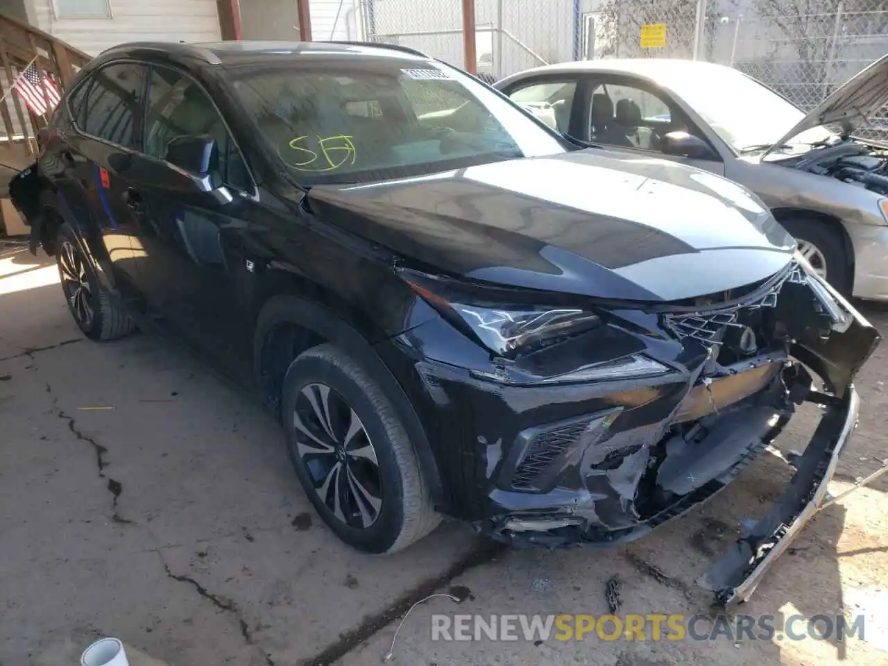 1 Photograph of a damaged car JTJBARBZ2K2183475 LEXUS NX 2019