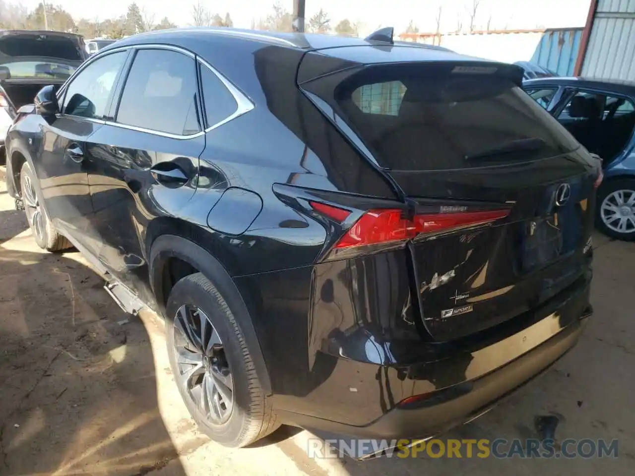 3 Фотография поврежденного автомобиля JTJBARBZ2K2183475 LEXUS NX 2019