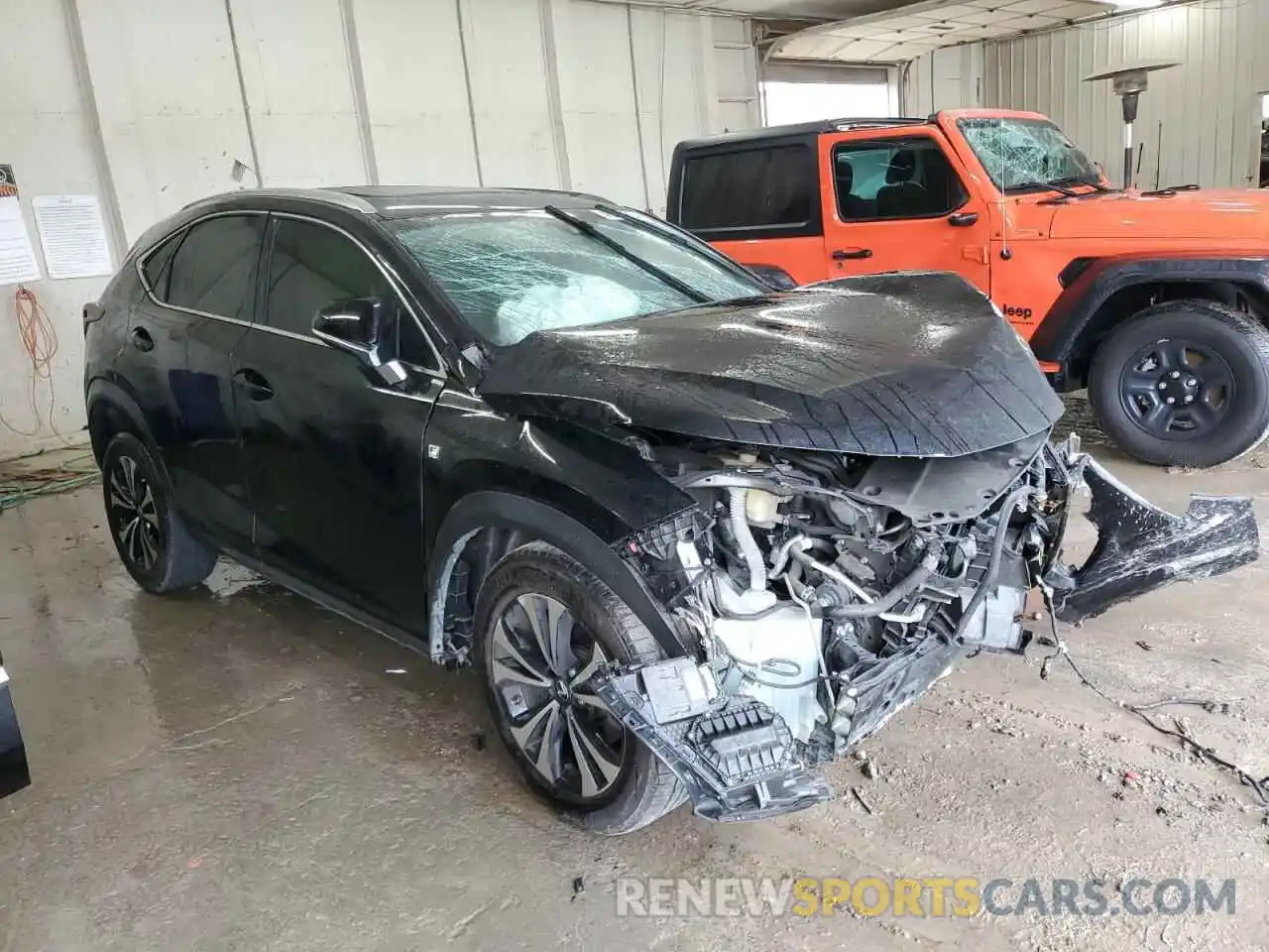 4 Фотография поврежденного автомобиля JTJBARBZ2K2184111 LEXUS NX 2019