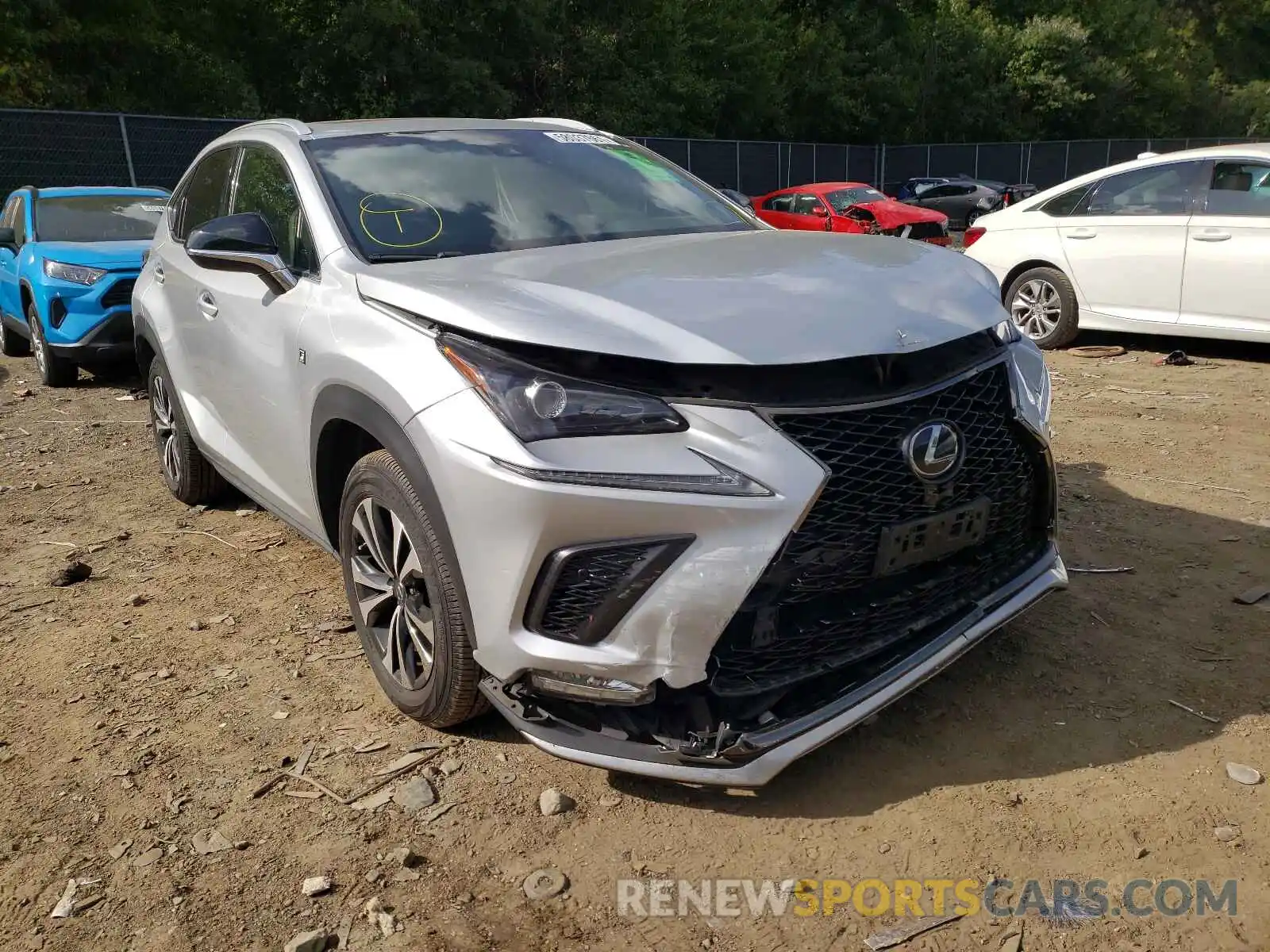 1 Photograph of a damaged car JTJBARBZ2K2187283 LEXUS NX 2019